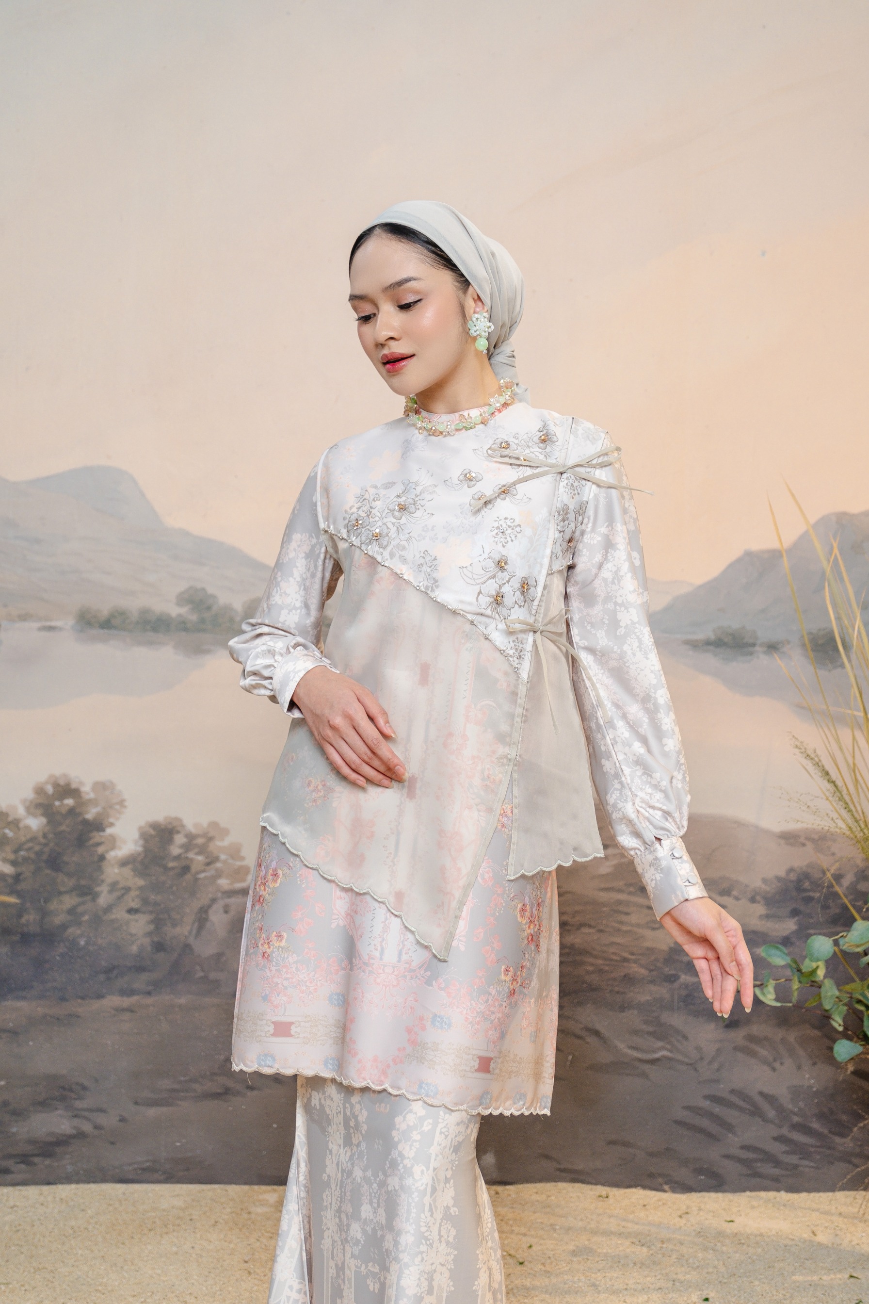 PO Puspita Kurung in Lily Green