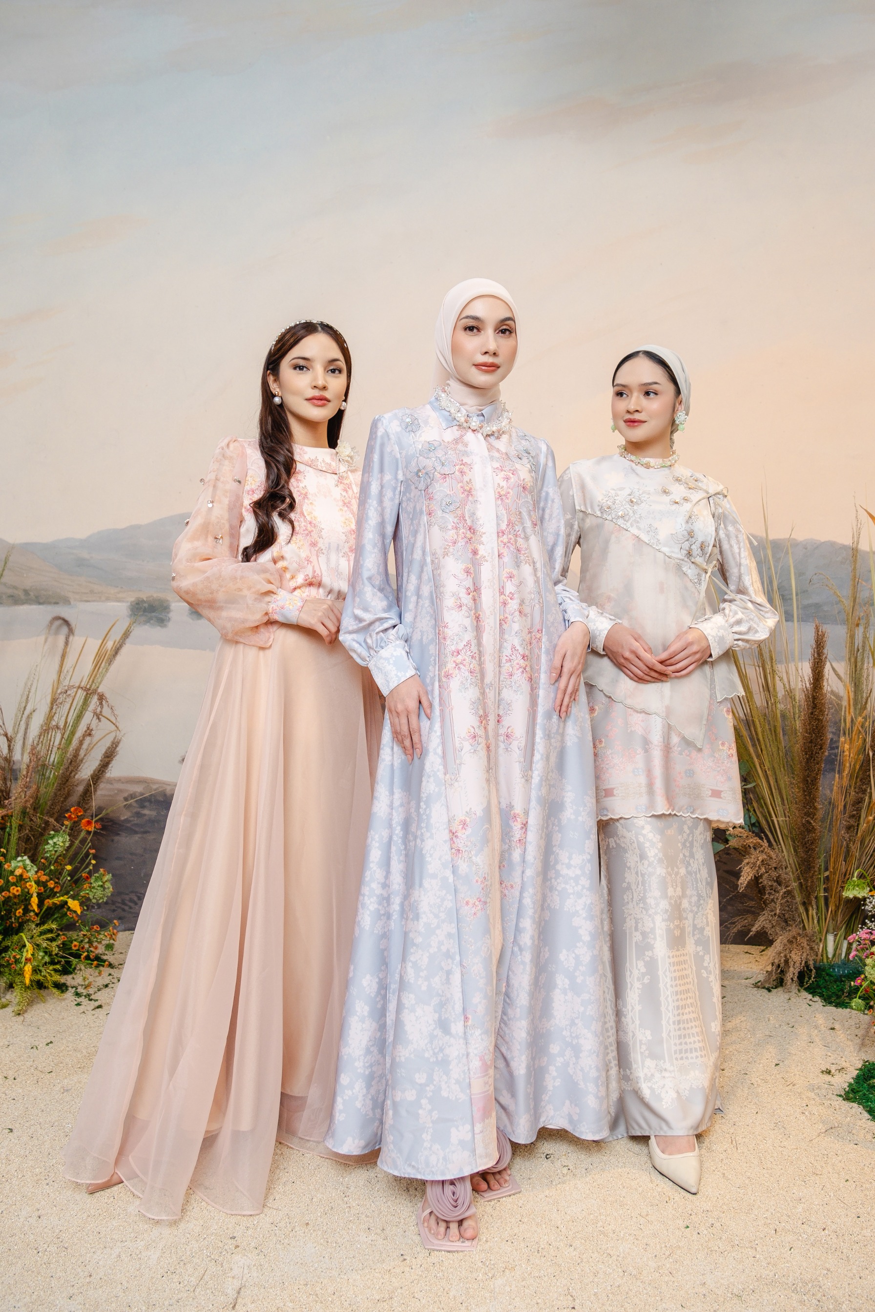 PO Puspita Dress in Alice Blue