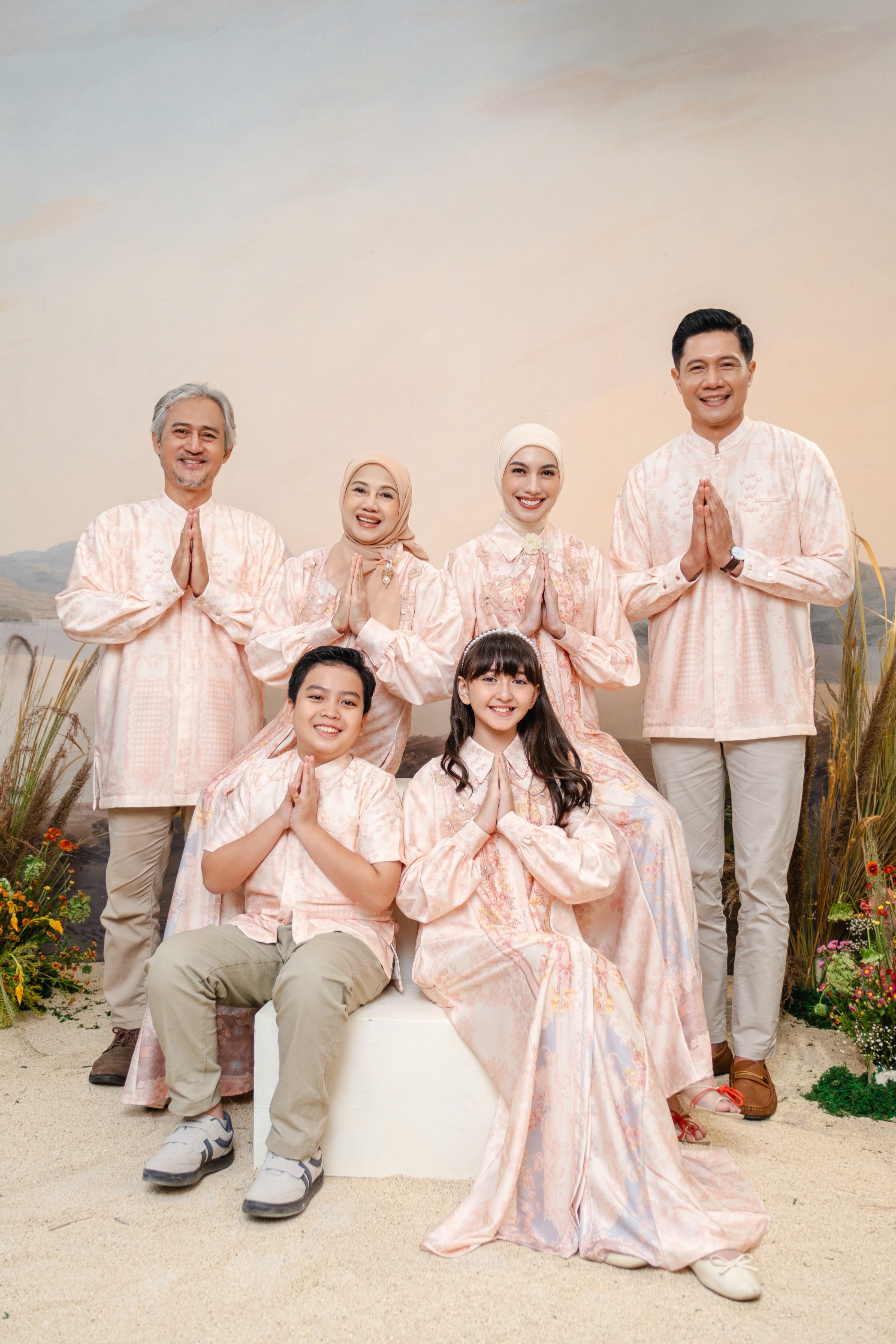 PO Puspita Dress in Peony Peach