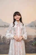 PO Puspita Dress Kids in Lily Green