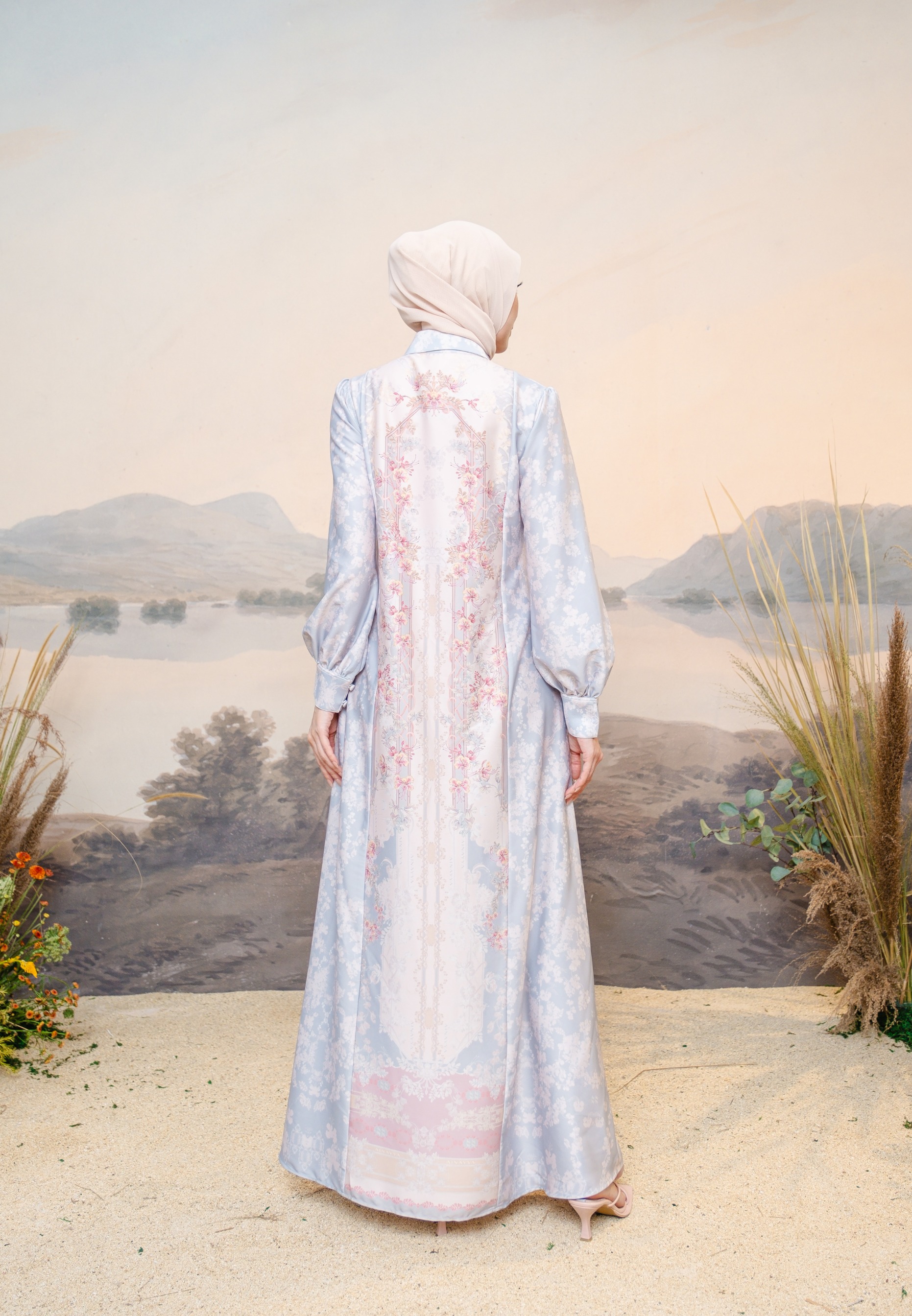 PO Puspita Dress in Alice Blue