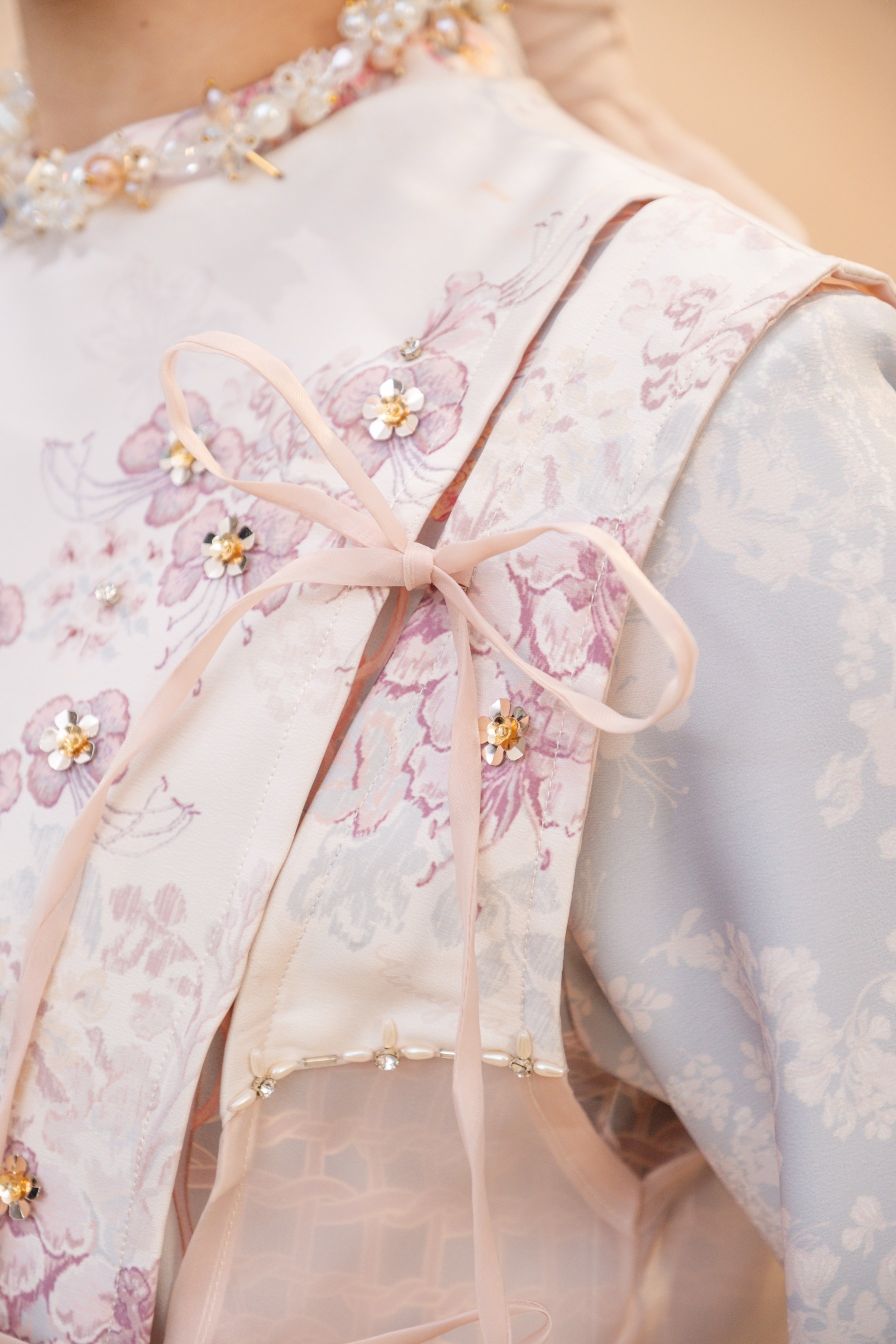 PO Puspita Kurung in Alice Blue