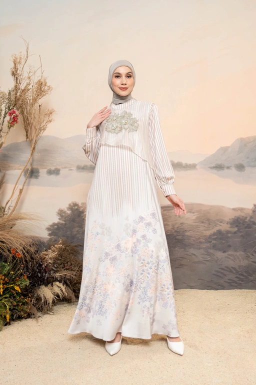 Image of PO Angsana Dress in Sage Mist