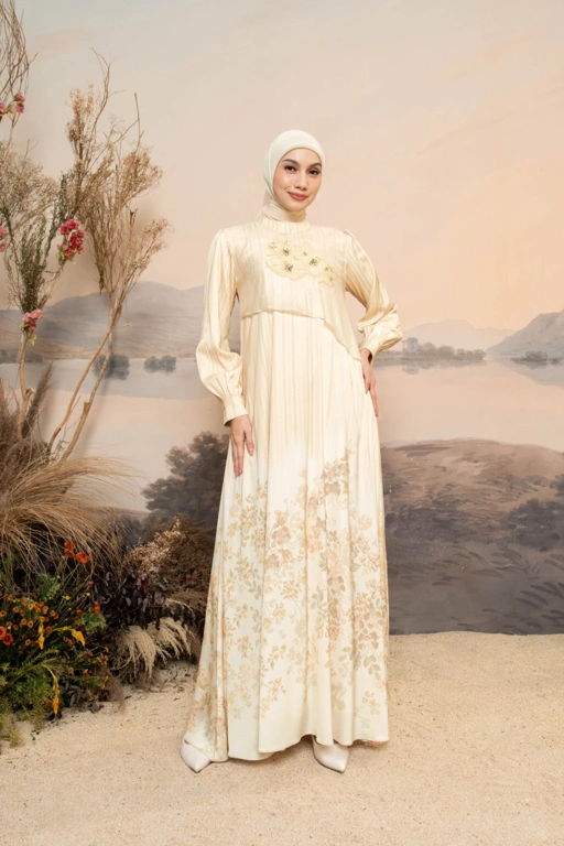 Image of PO Angsana Dress in Butter Yellow