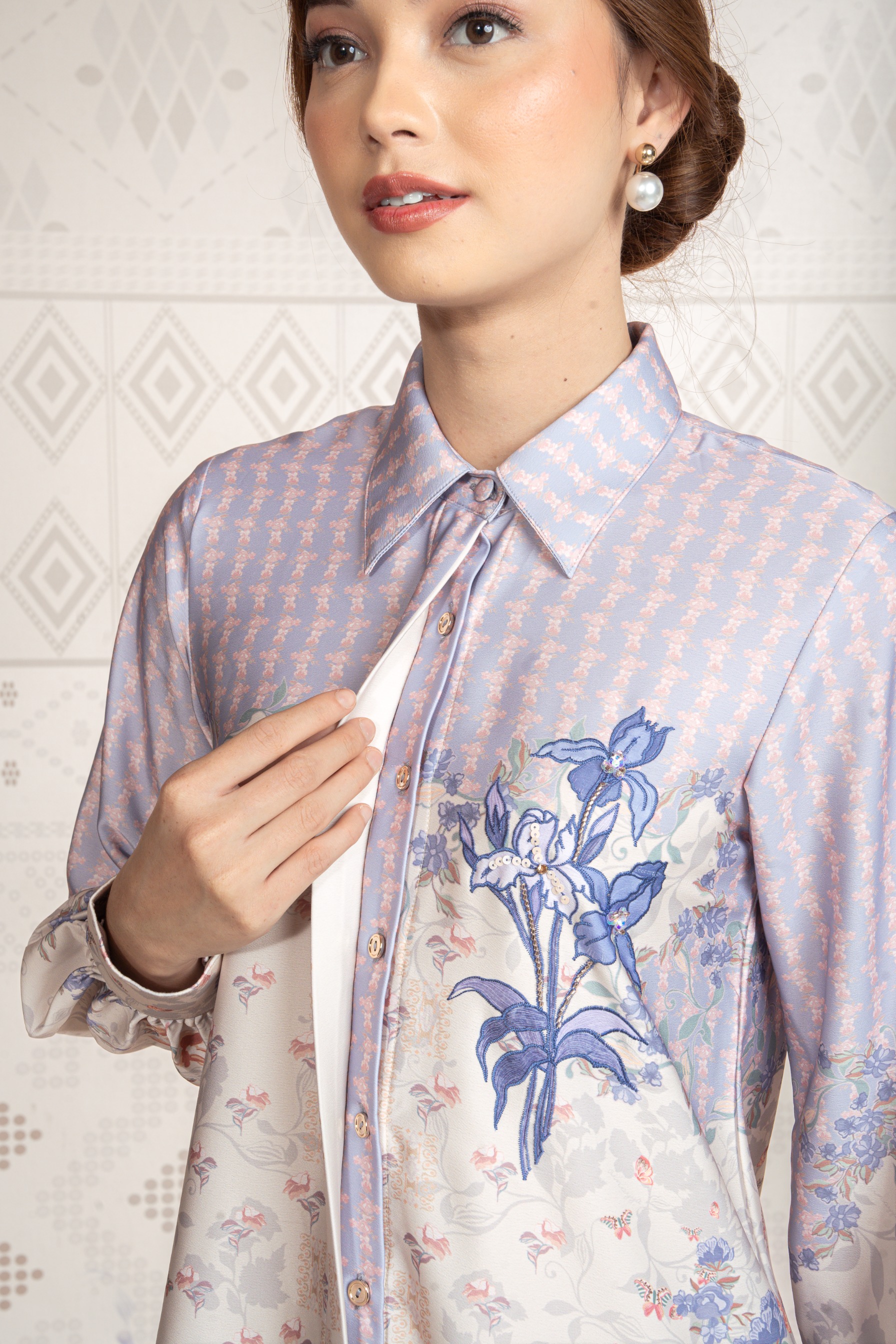 Sylviora Blouse in Light Daisy