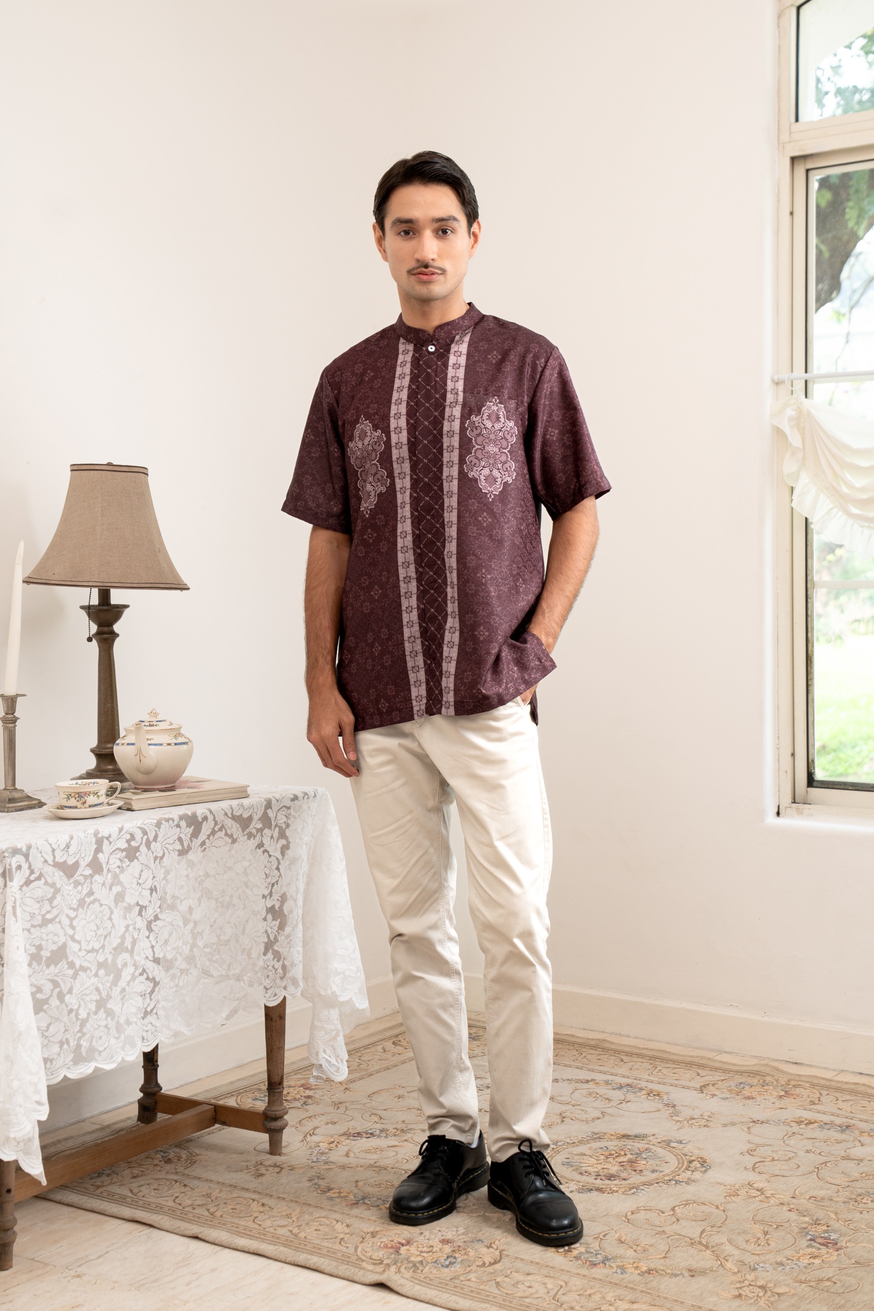 PO Omah Nenek Koko in Vintage Burgundy
