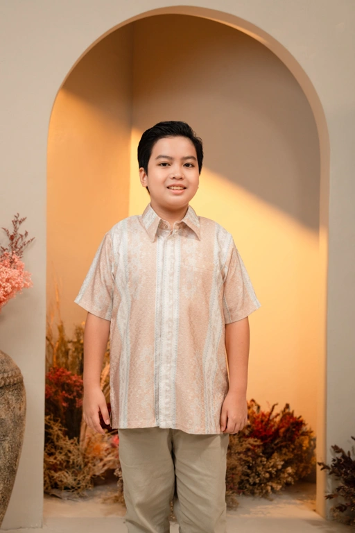 Image of Kayana Shirt Boys in Artisan Tea