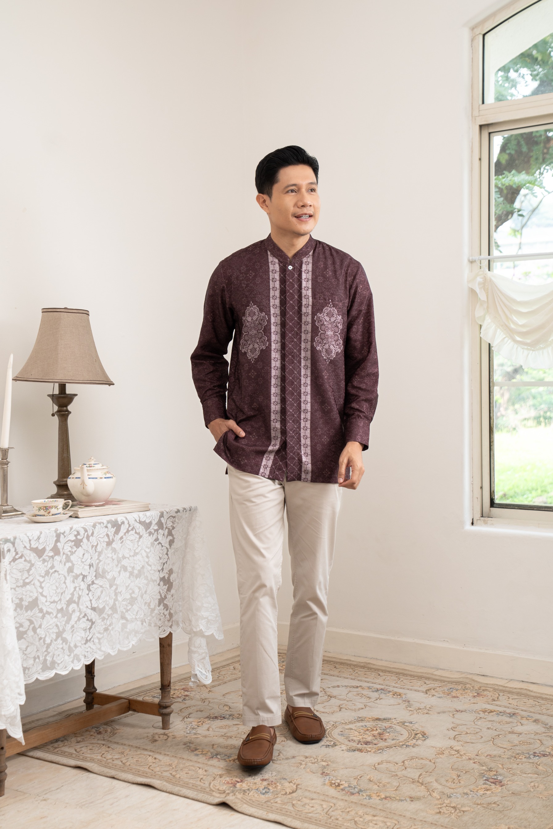 PO Omah Nenek Koko in Vintage Burgundy