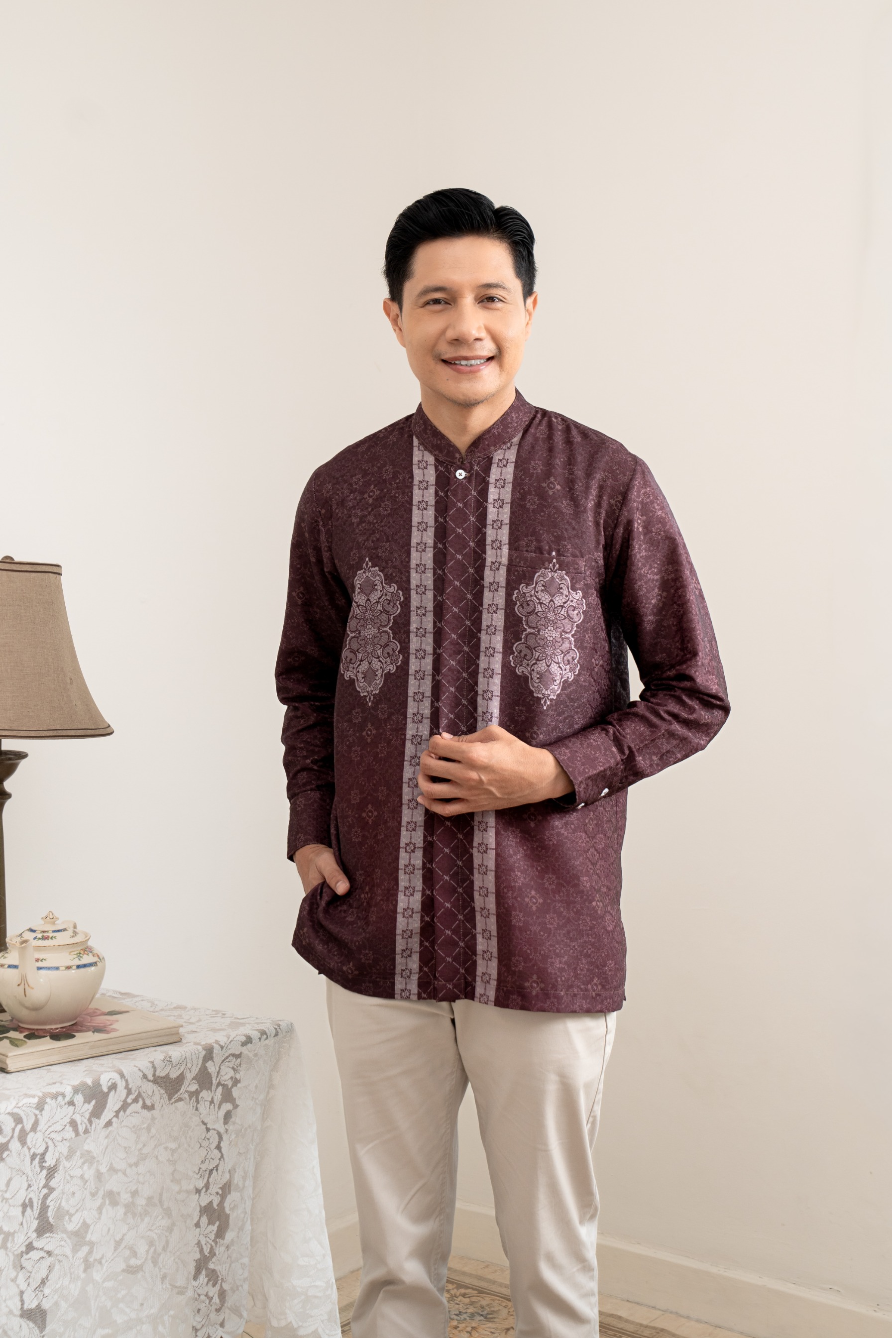PO Omah Nenek Koko in Vintage Burgundy