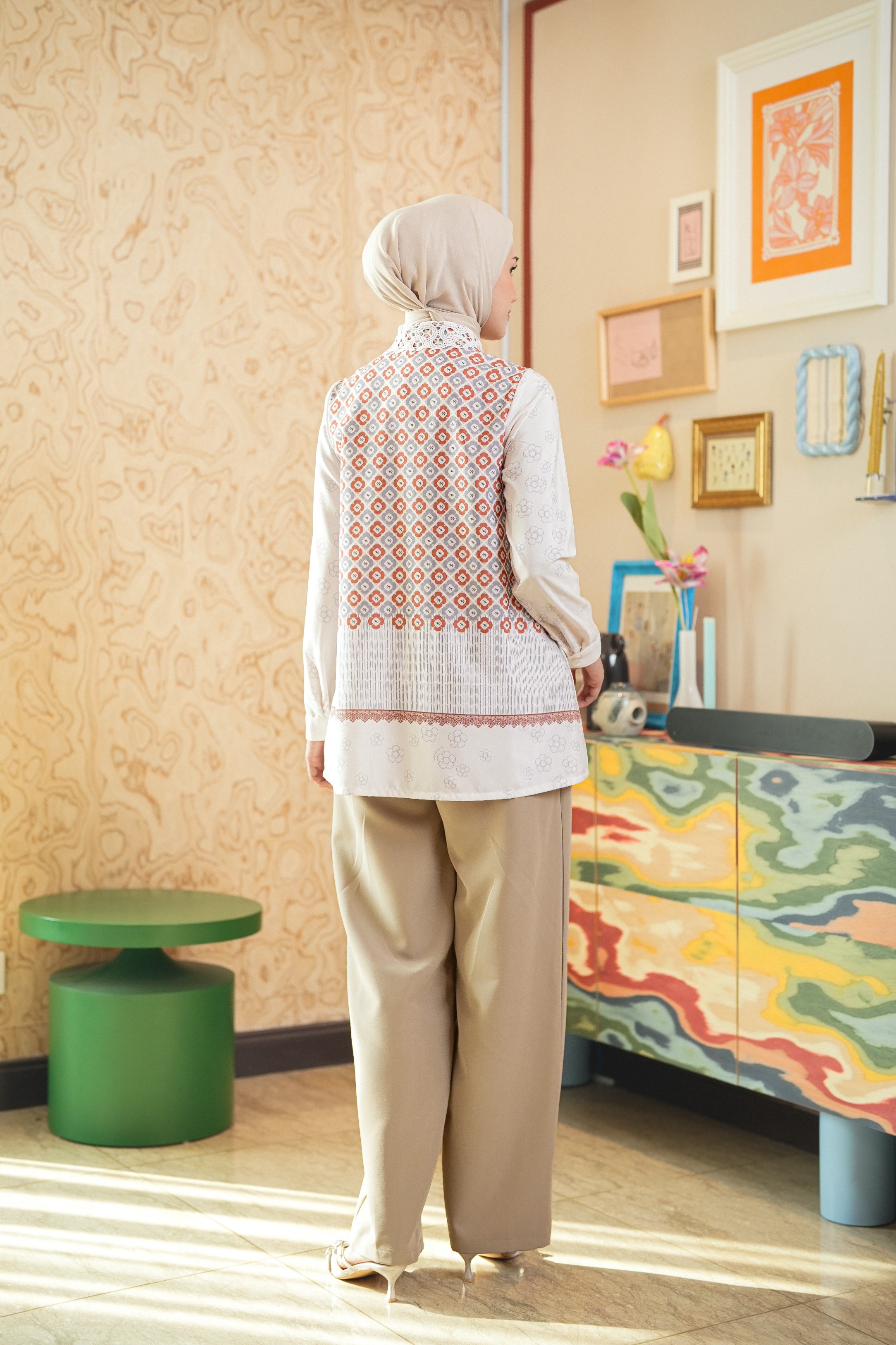 Elodie Blouse In Punch Orange