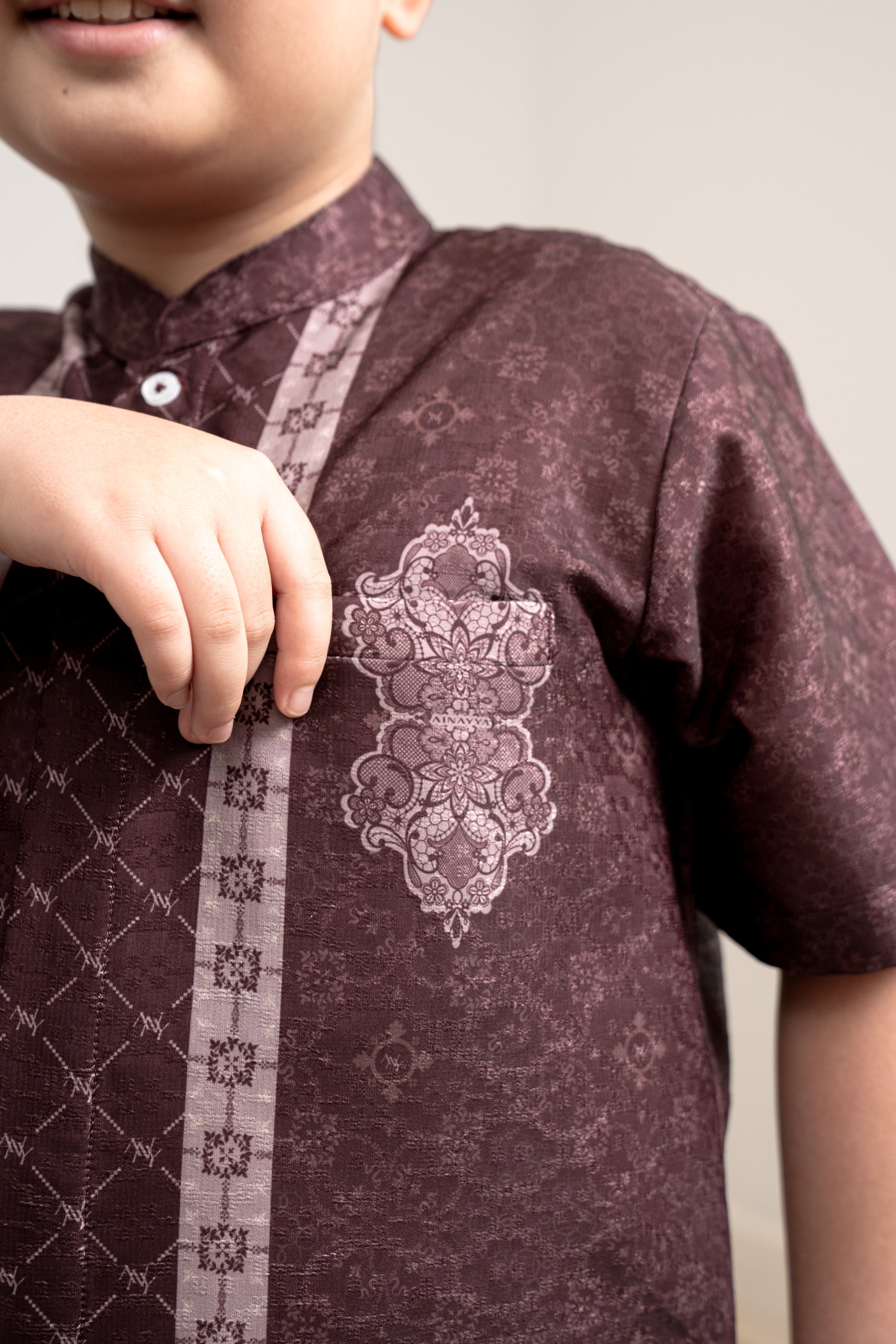PO Omah Nenek Koko Anak in Vintage Burgundy