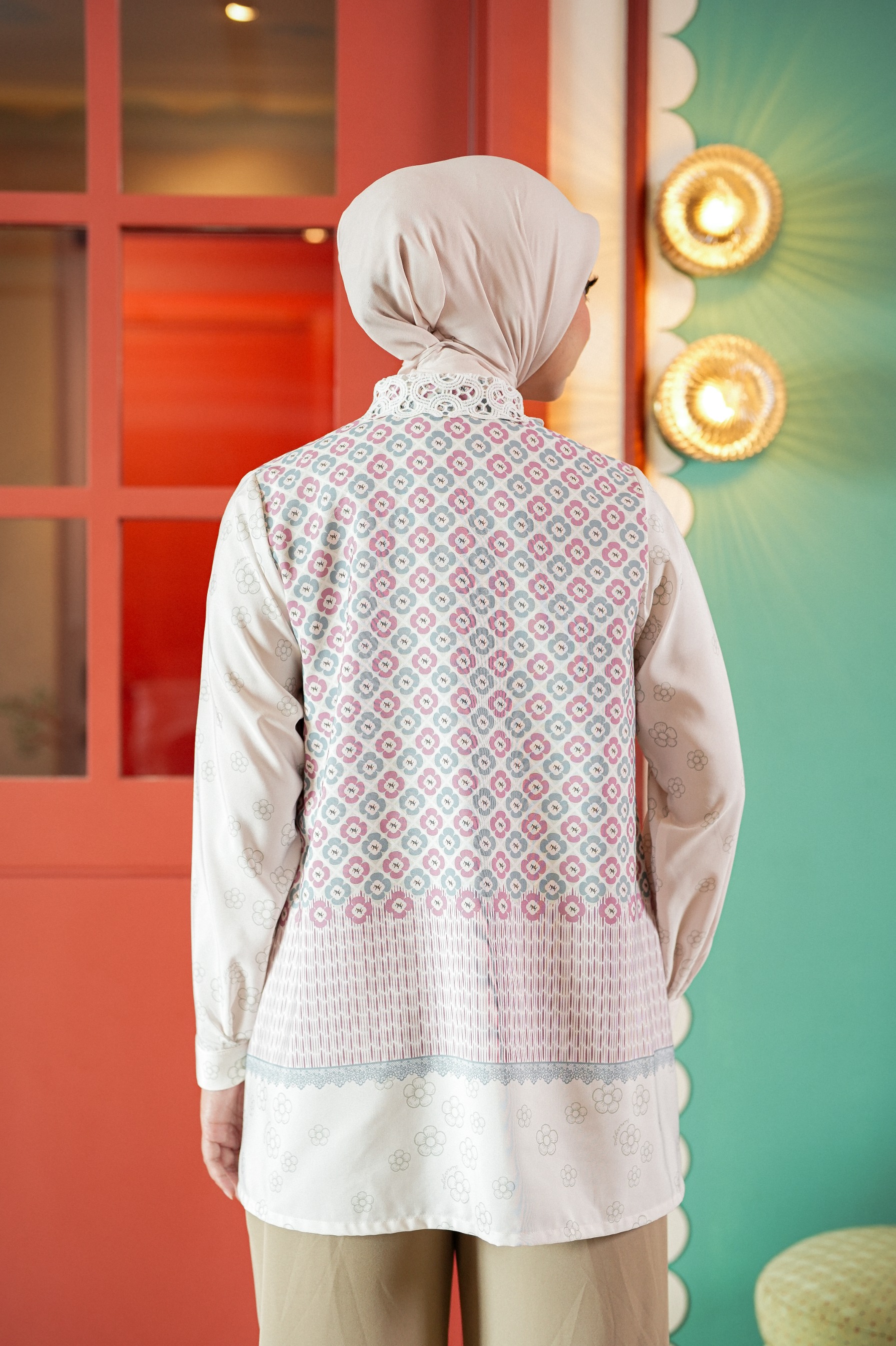 Elodie Blouse In Pink Rush