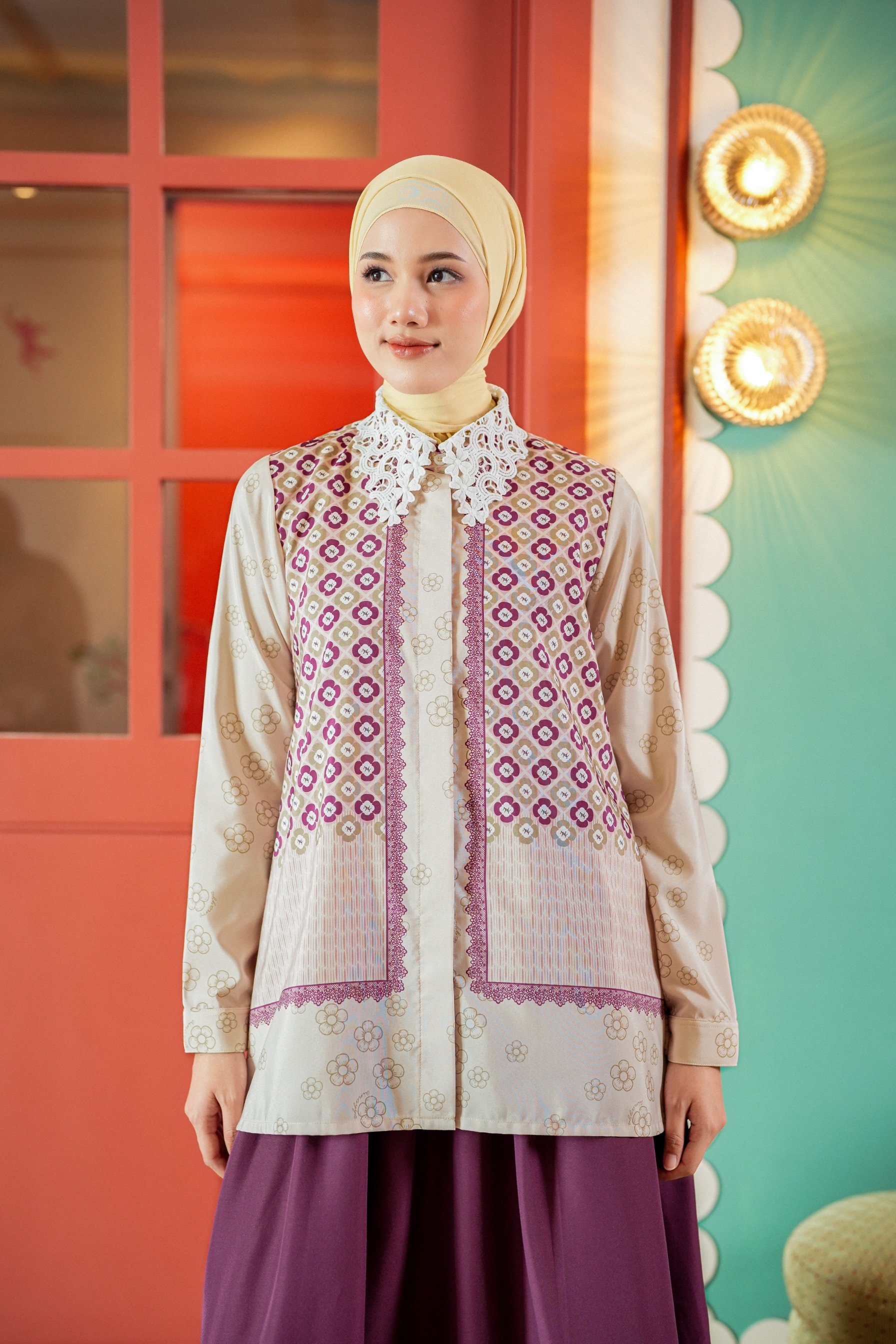 Elodie Blouse In Light Berry
