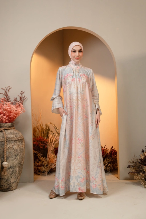 Image of Kayana Dress in Cherry Rose