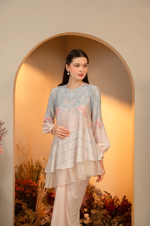 Image of Kayana Blouse in Cherry Rose