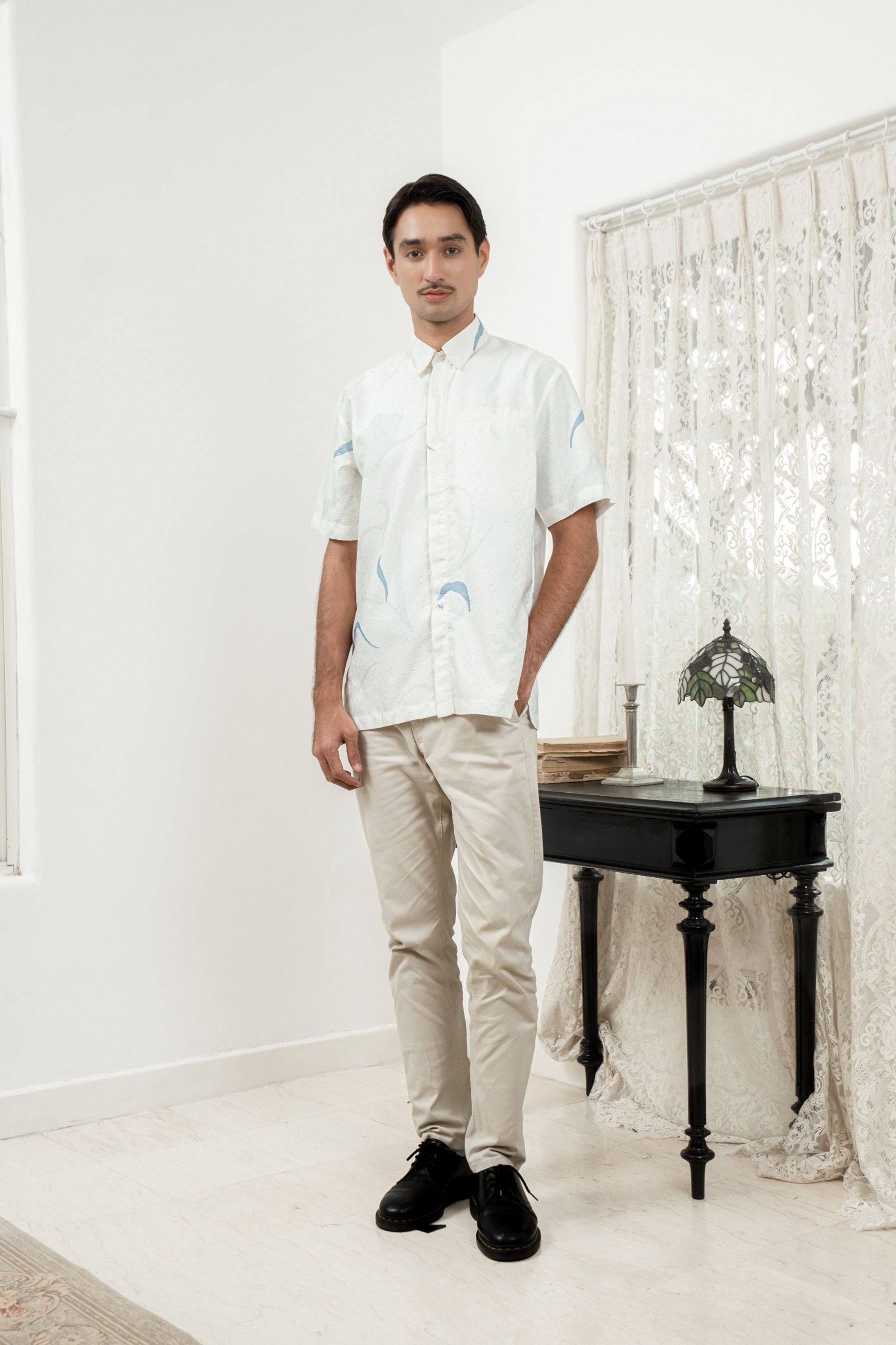 PO Lana Shirt Men in Lily Sky