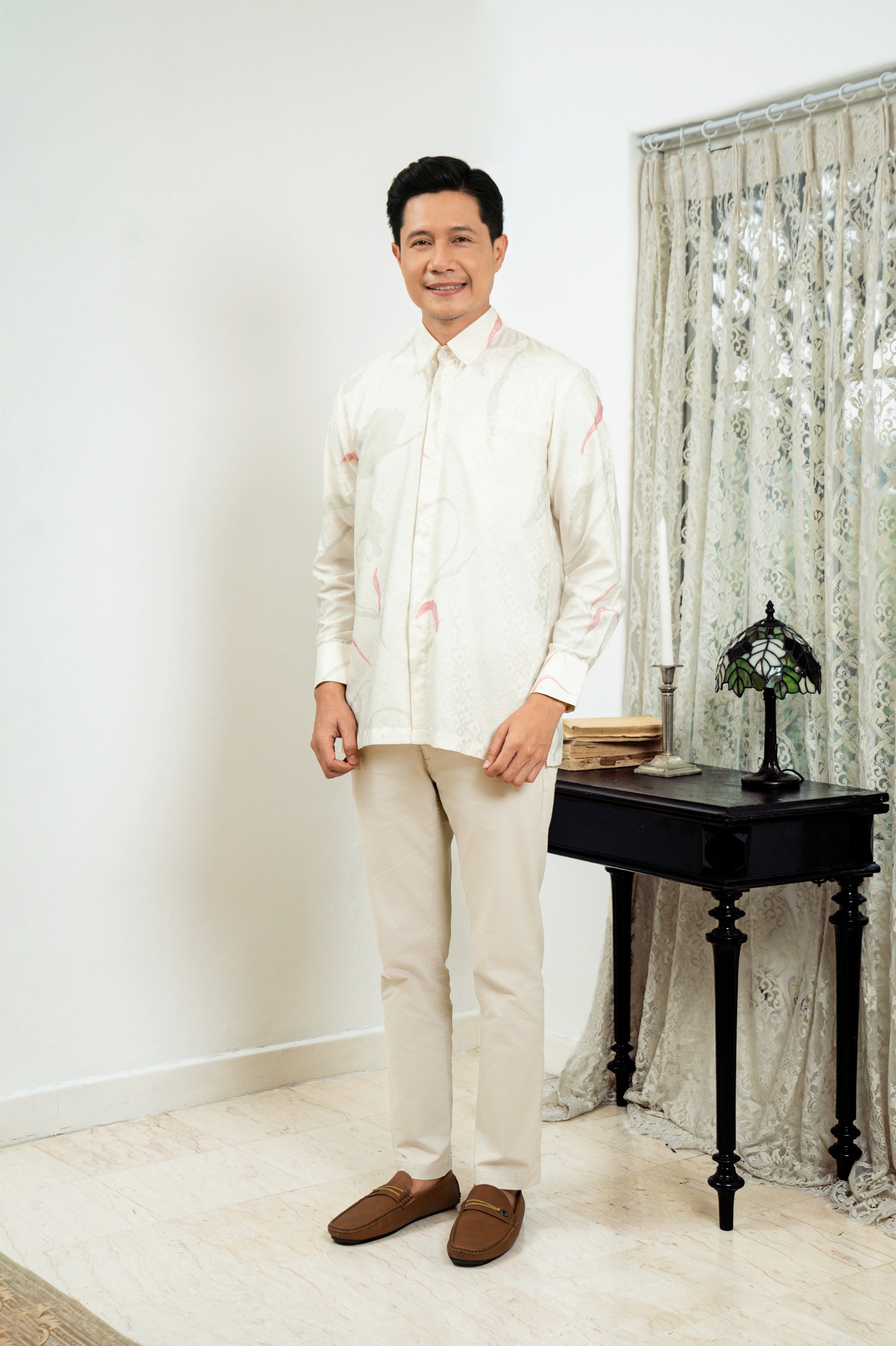 PO Lana Shirt Men in Blush Peony