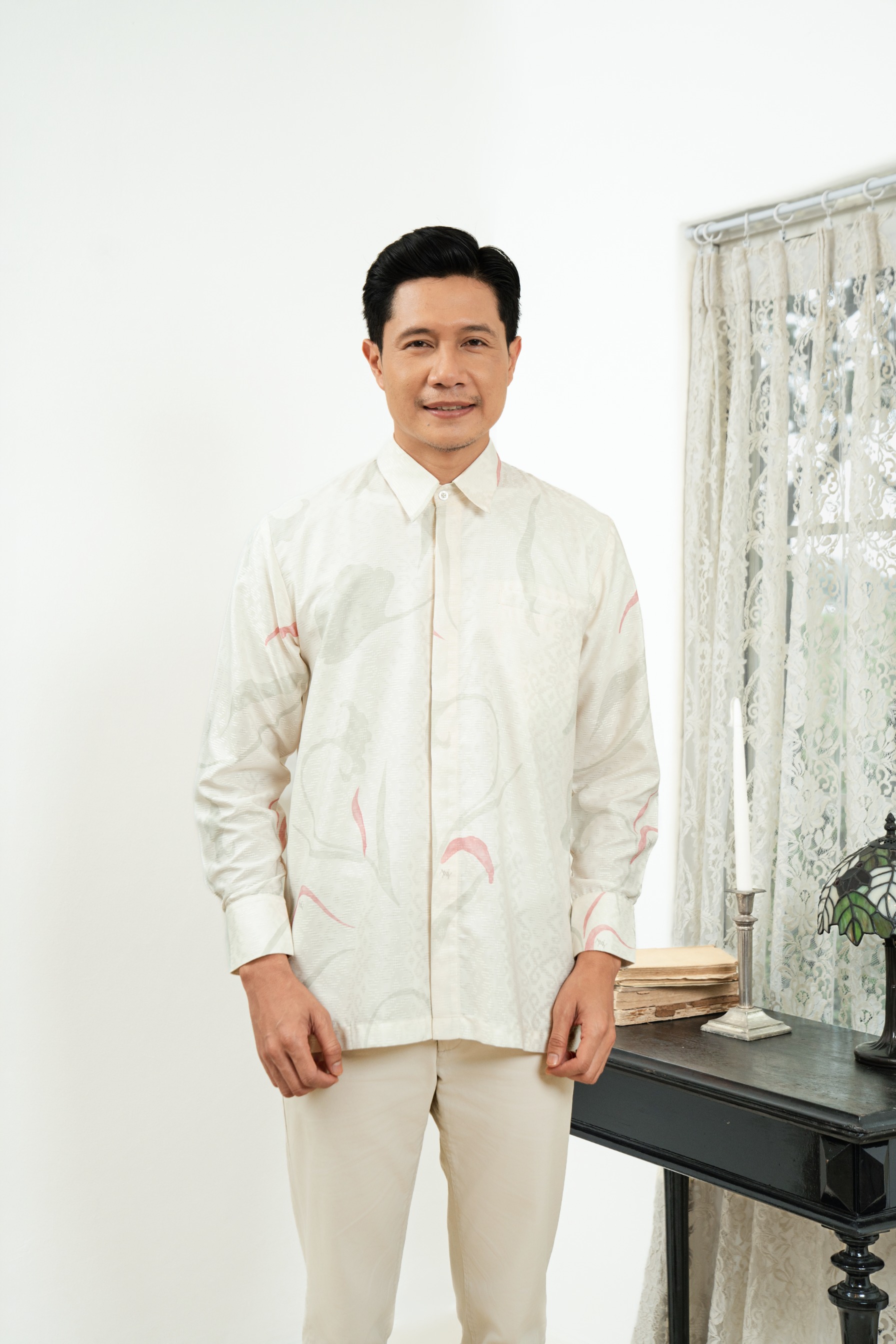 PO Lana Shirt Men in Blush Peony
