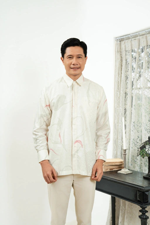 PO Lana Shirt Men in Blush Peony