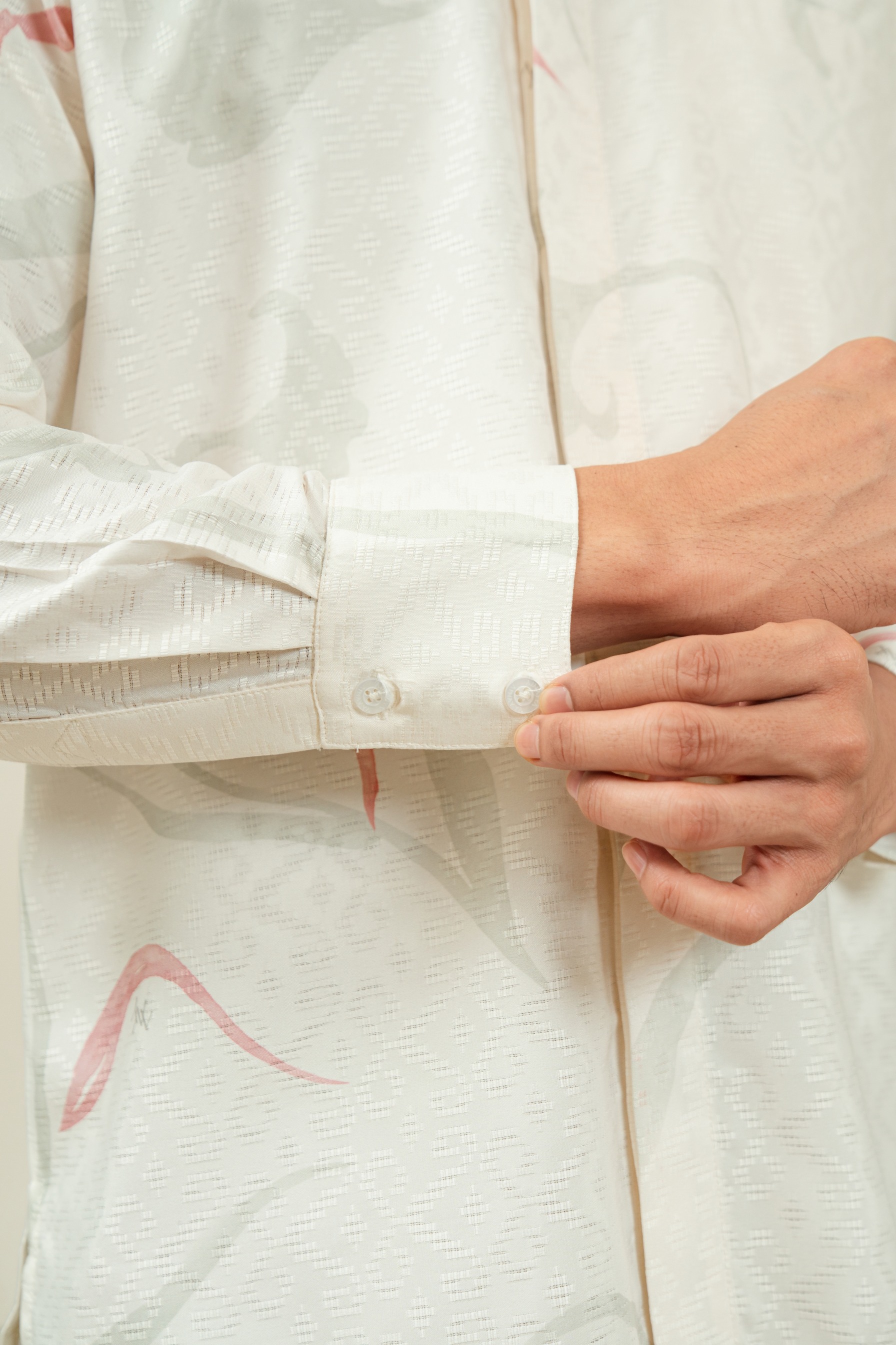 PO Lana Shirt Men in Blush Peony