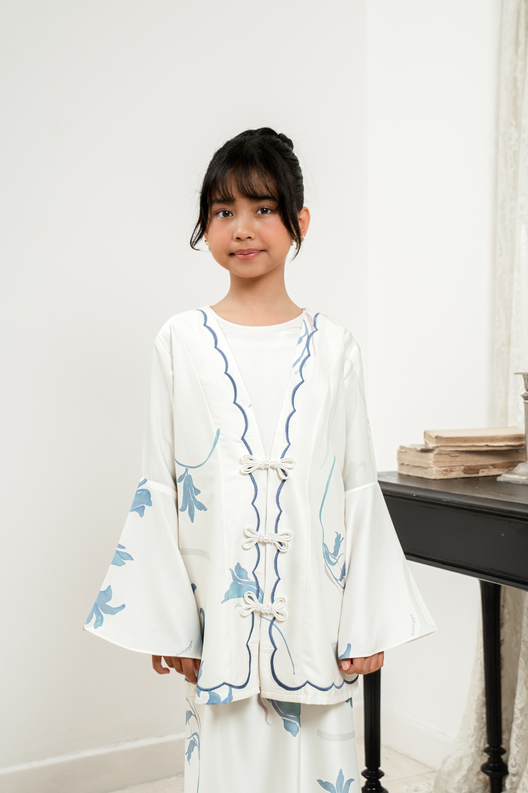 PO Lana Kurung Anak in Lily Sky