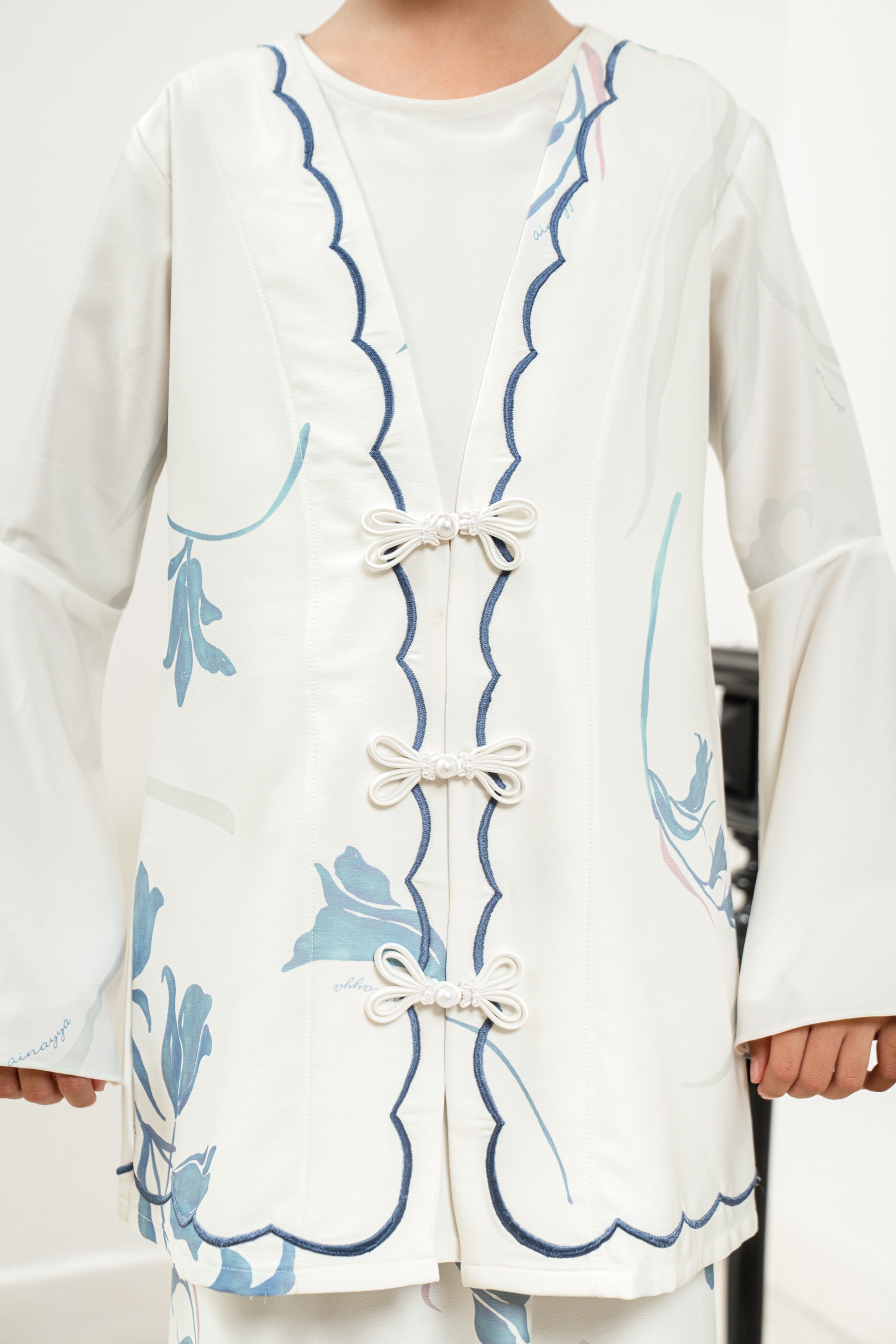 PO Lana Kurung Anak in Lily Sky