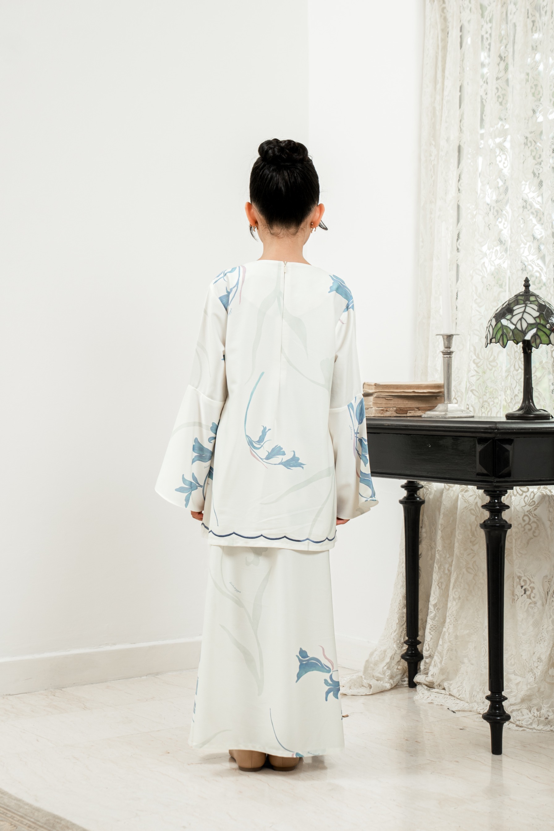 PO Lana Kurung Anak in Lily Sky