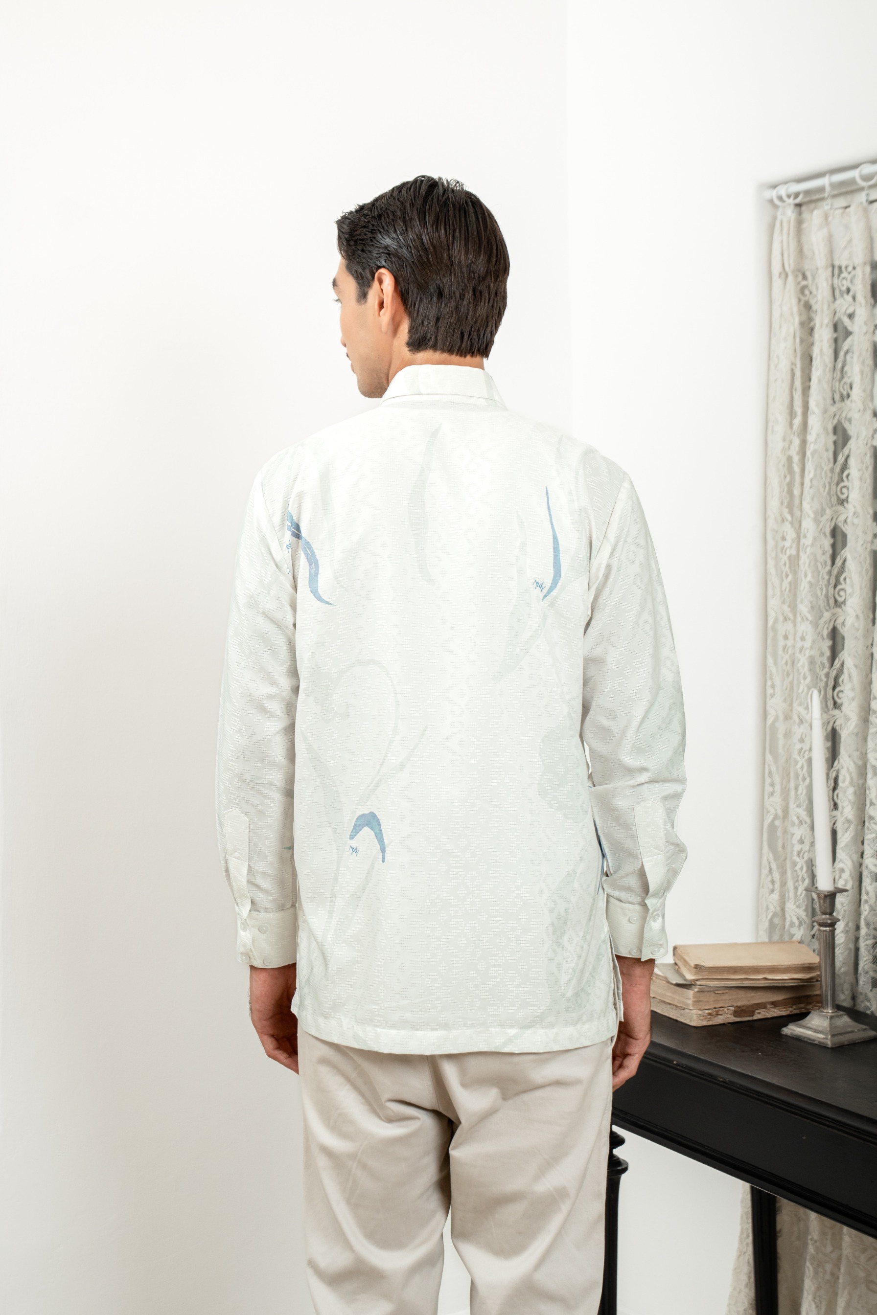 PO Lana Shirt Men in Lily Sky