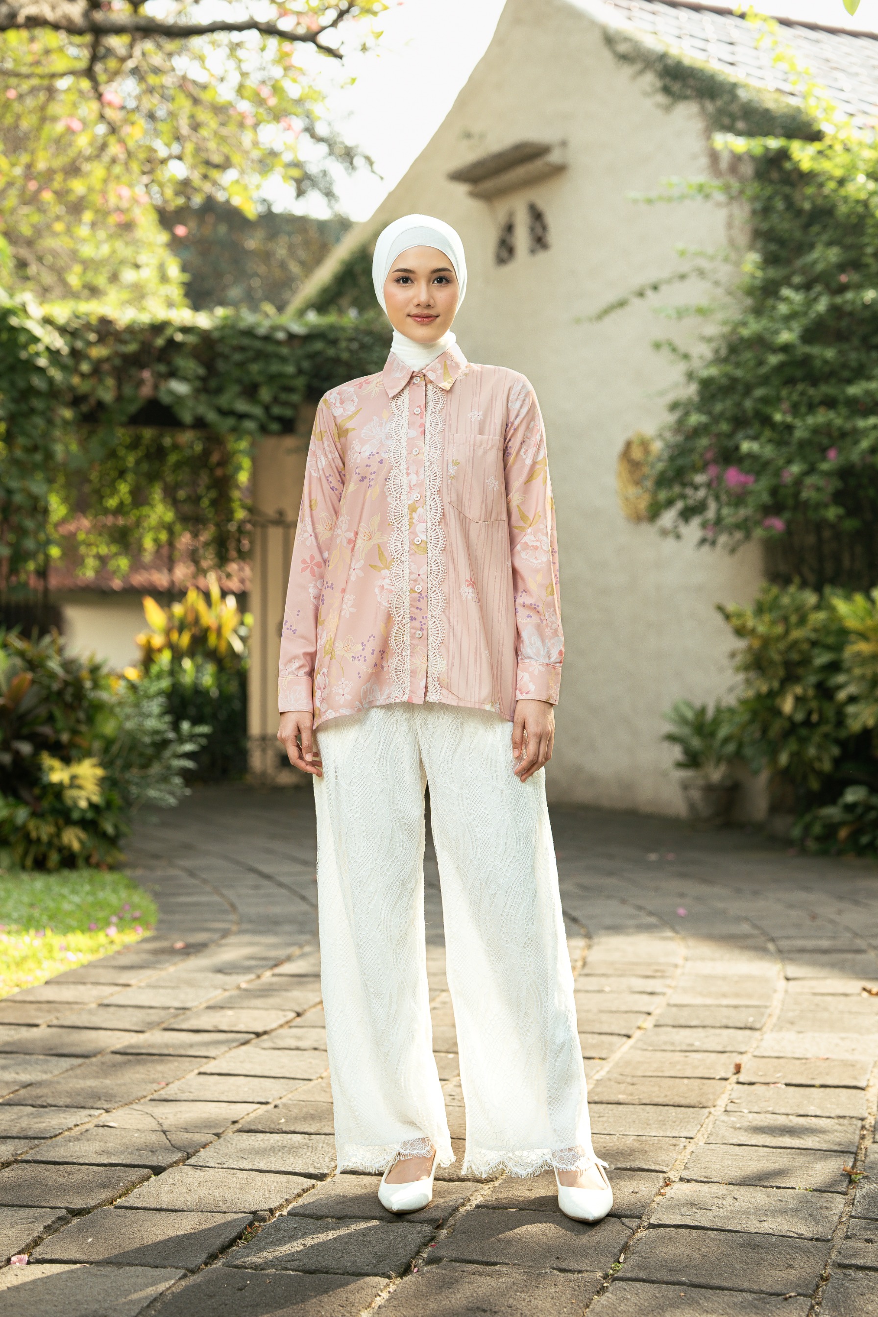 Bloom Shirt in Rose Water