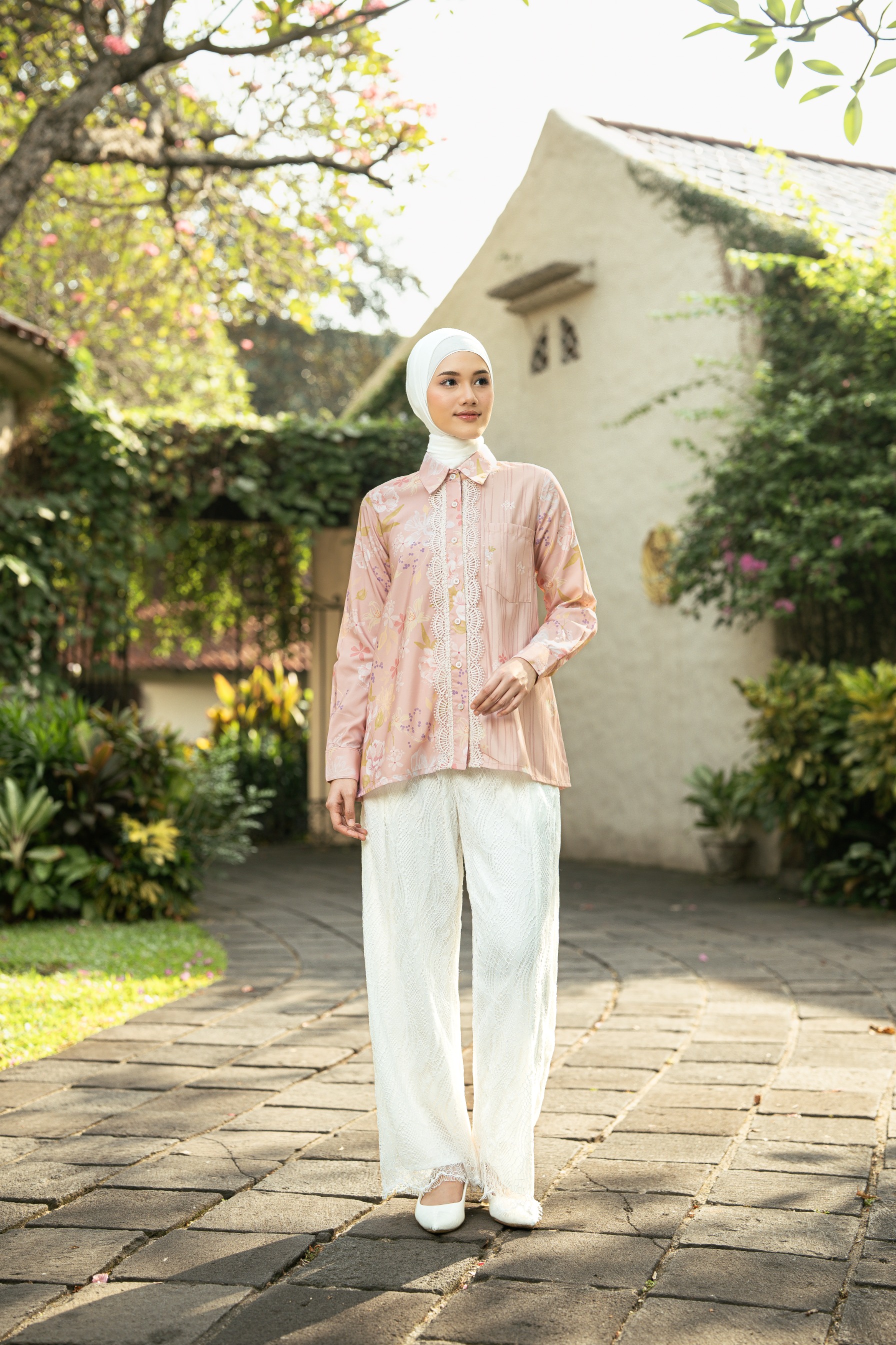 Bloom Shirt in Rose Water