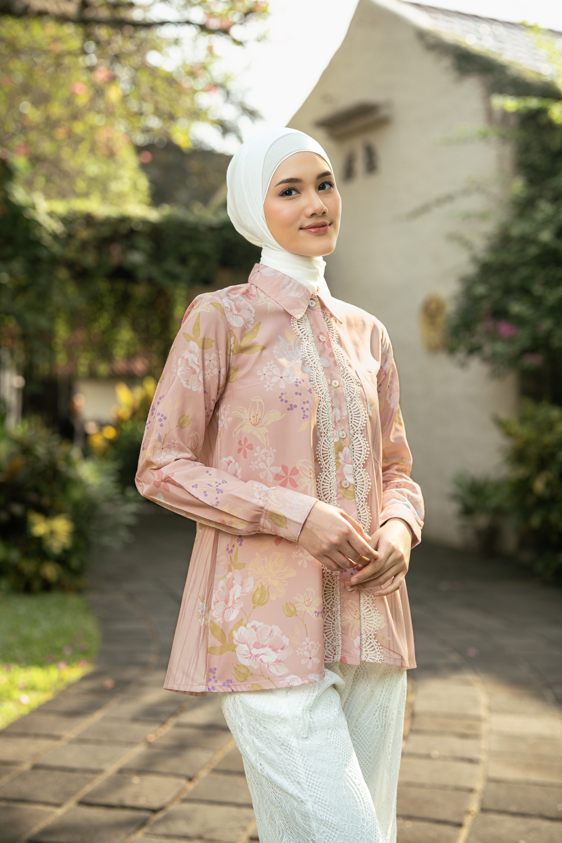 Bloom Shirt in Rose Water