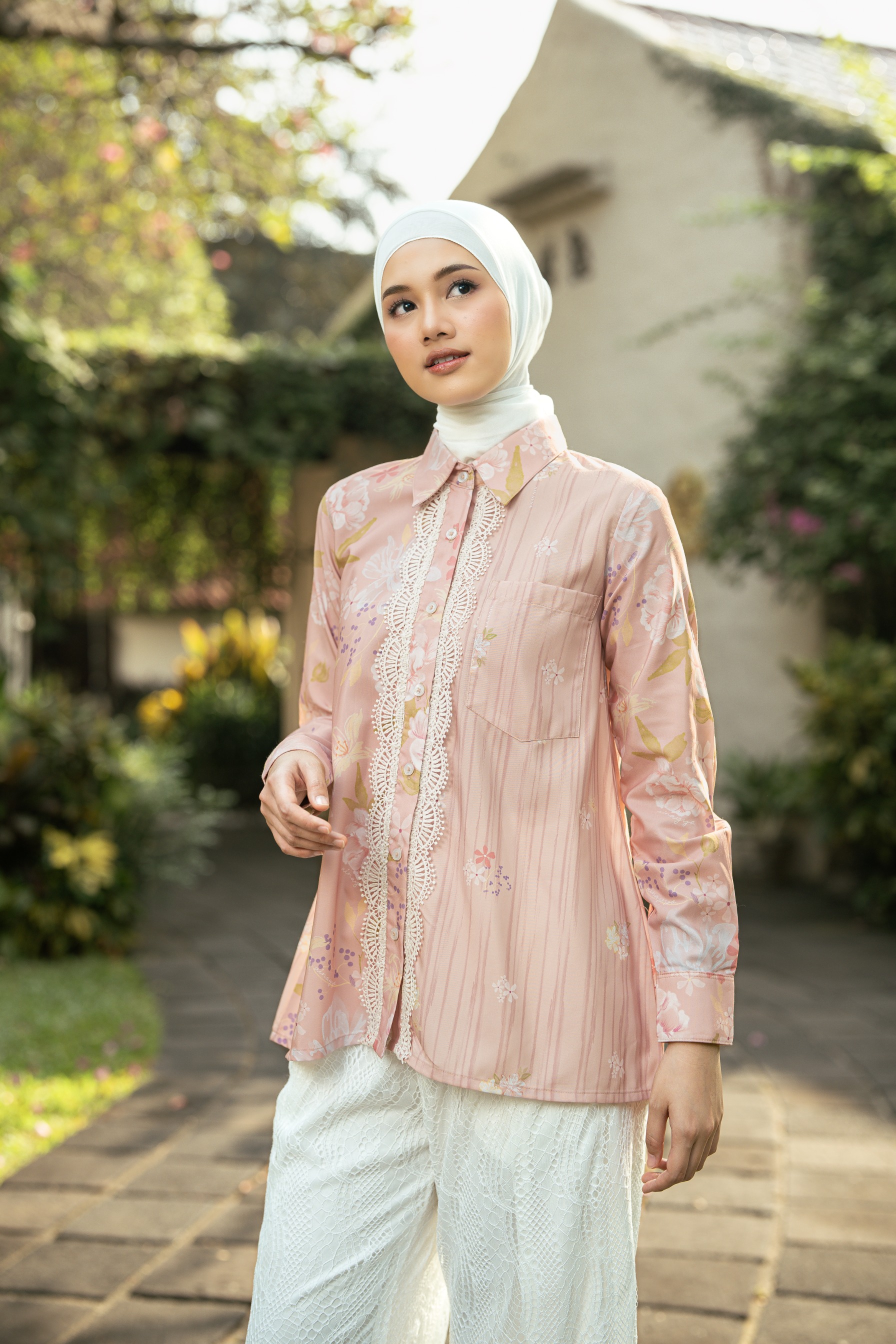 Bloom Shirt in Rose Water