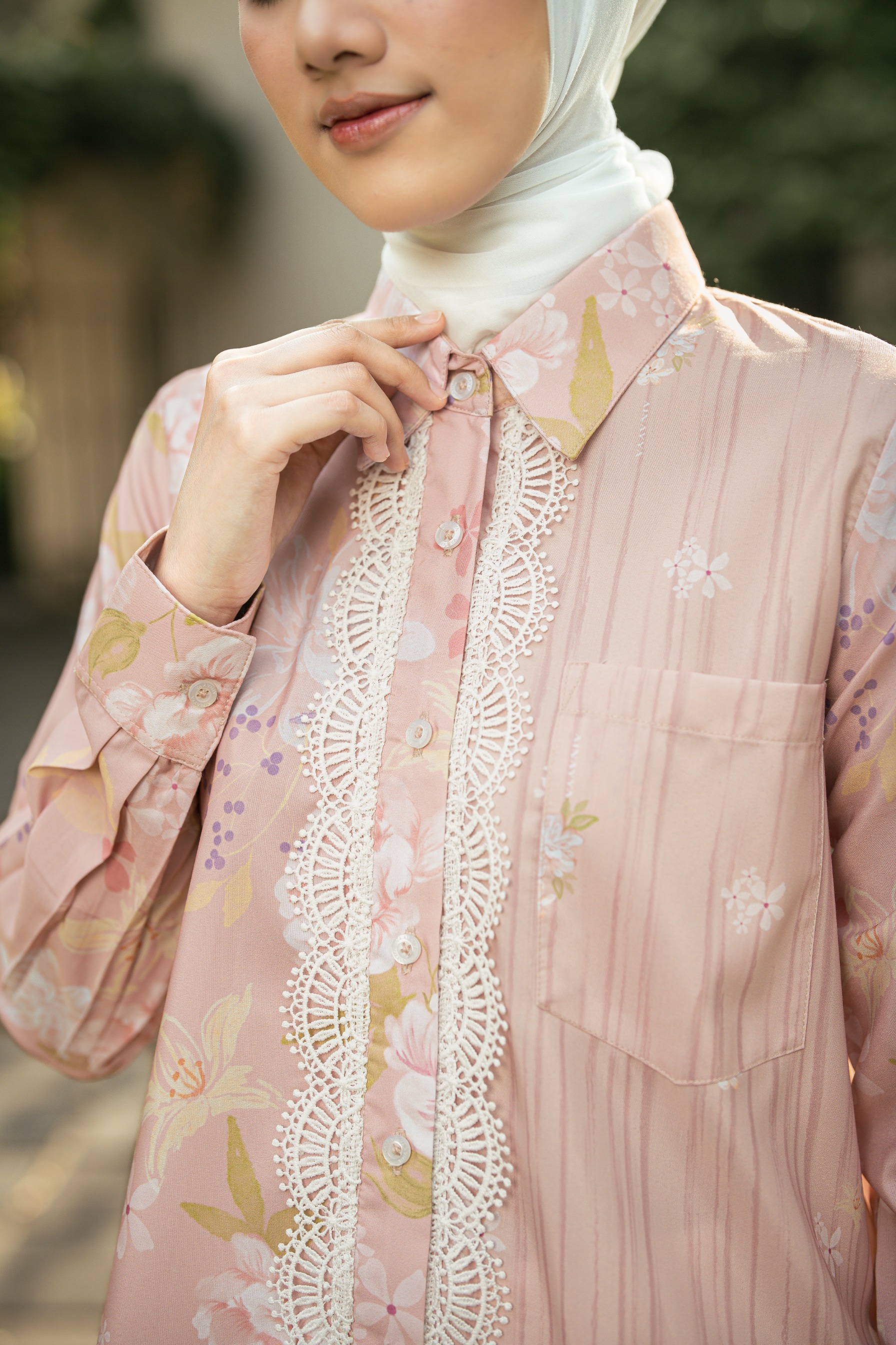 Bloom Shirt in Rose Water