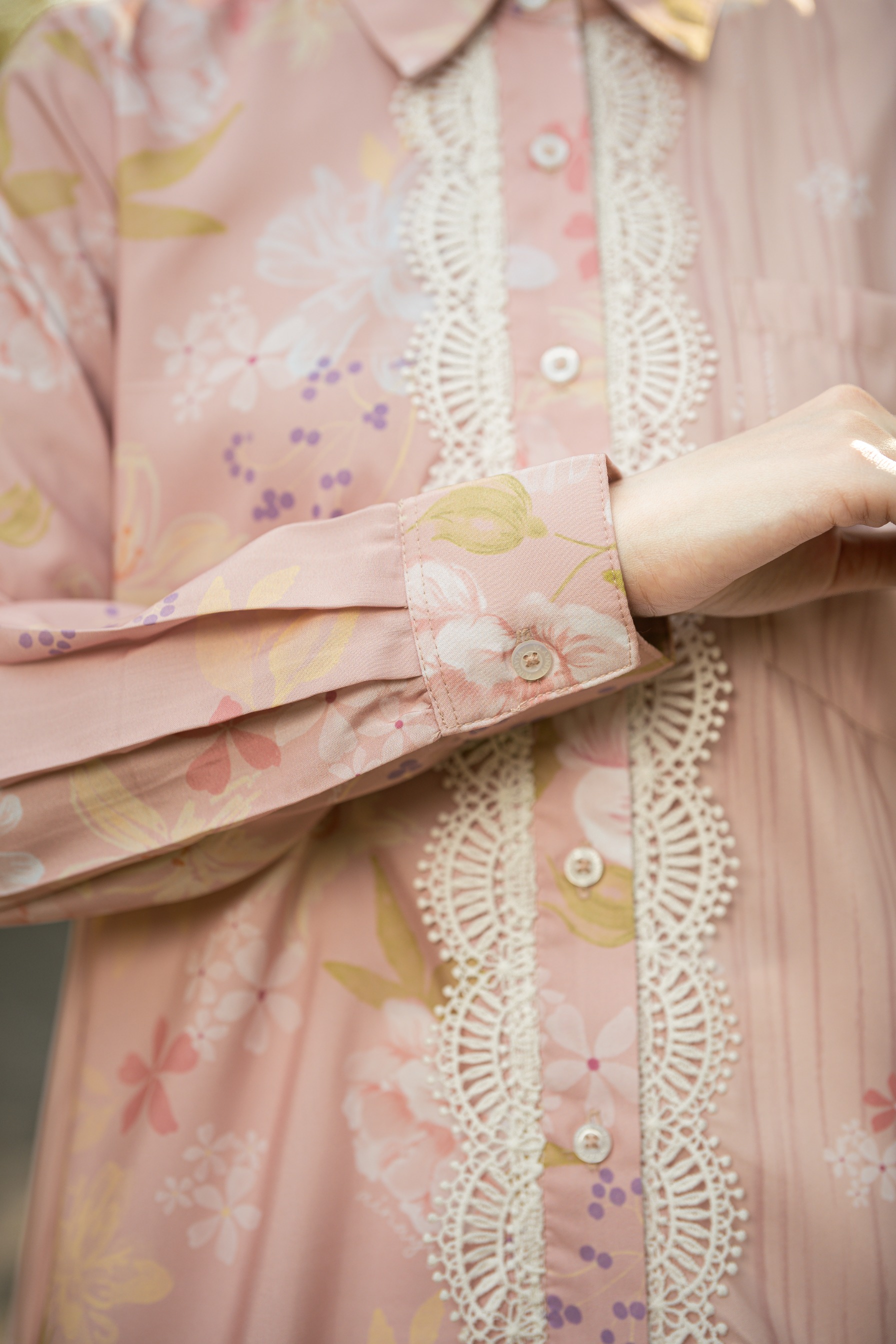 Bloom Shirt in Rose Water