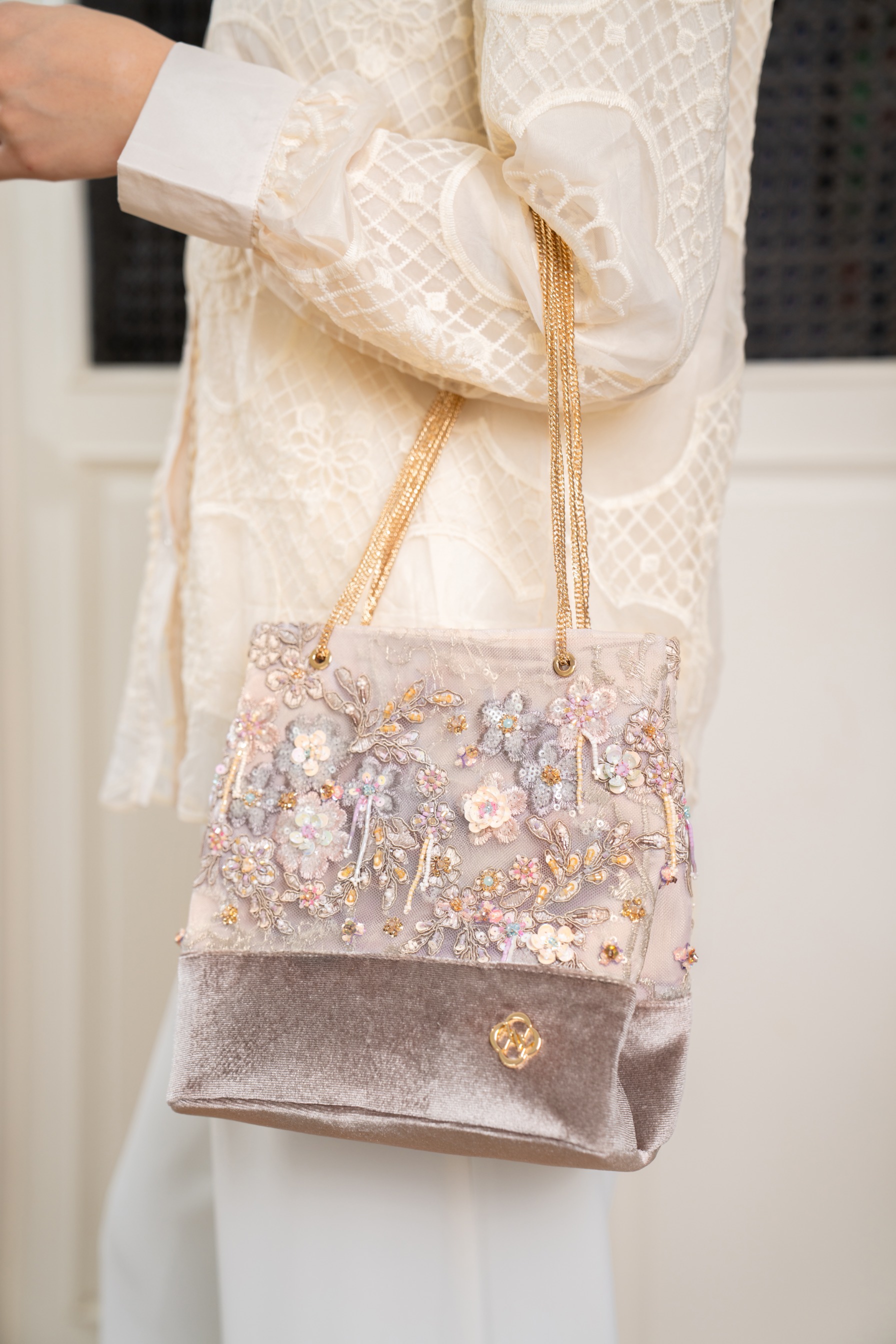 Rhea Bag in Rosy Taupe
