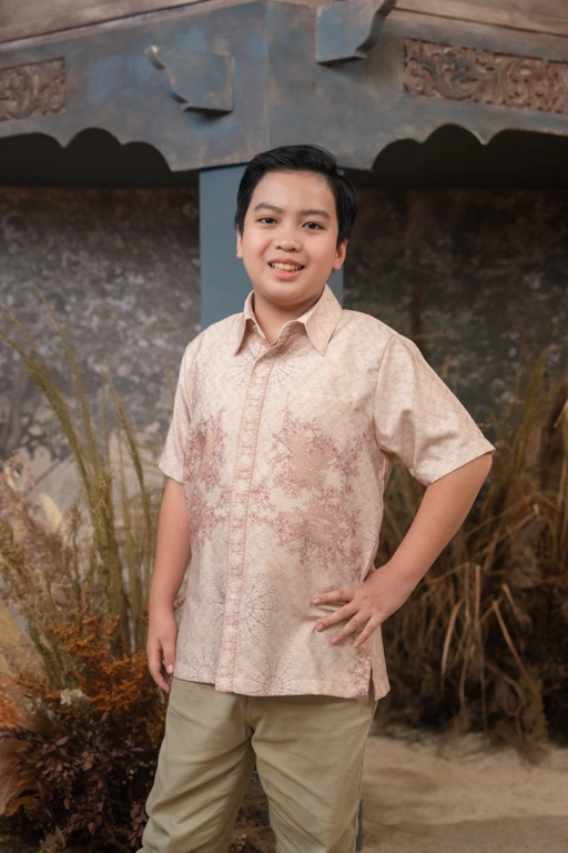 Image of Meutia Shirt Boys in Woodrose