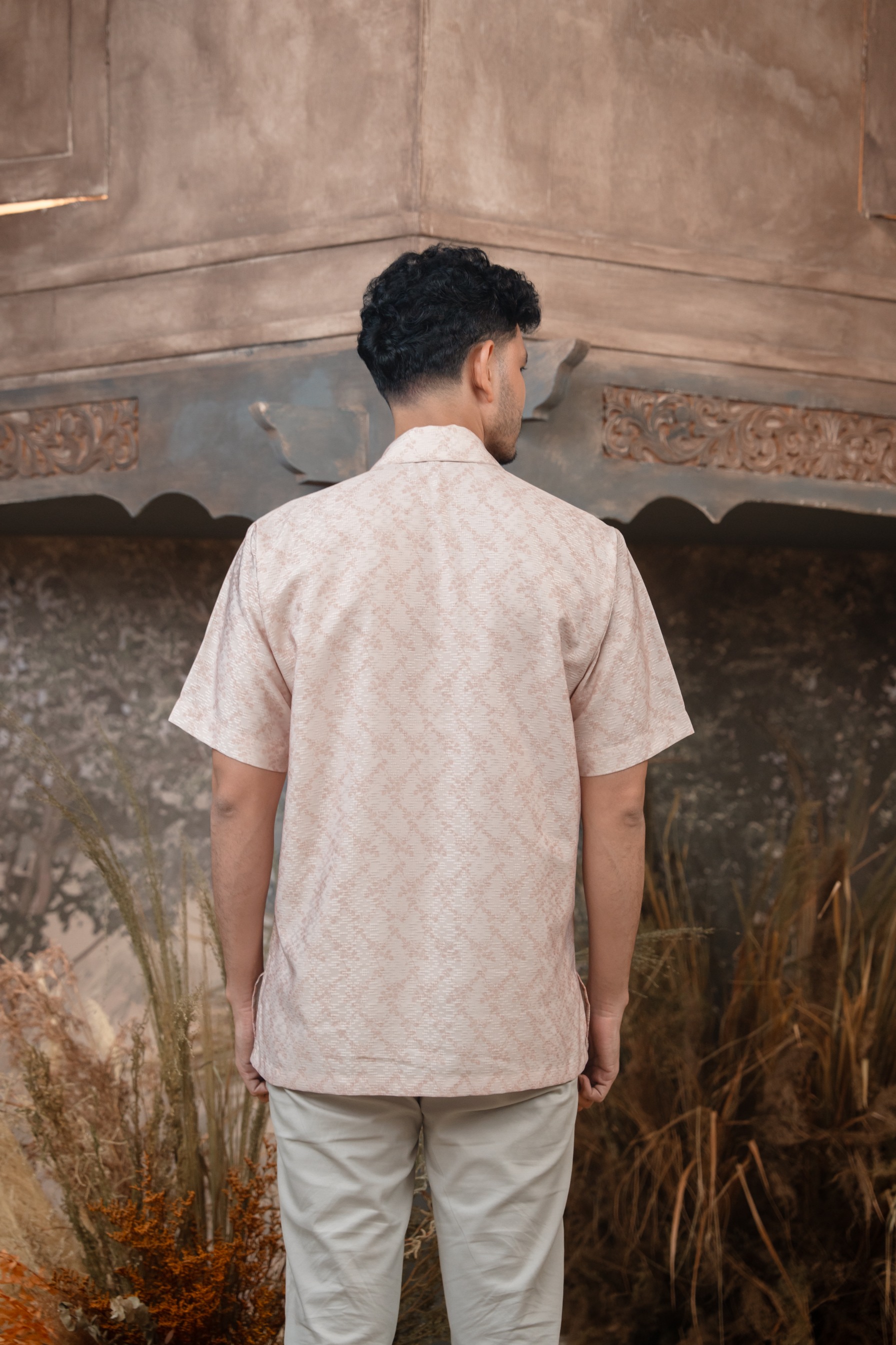 Meutia Shirt Men in Woodrose