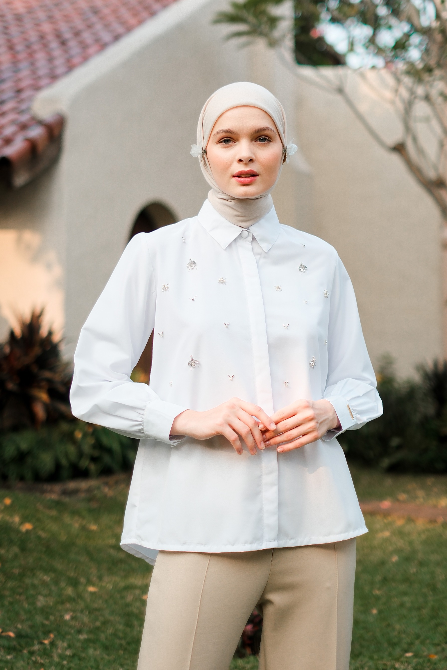 Claire Blouse in White