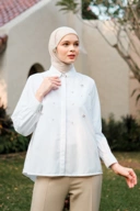 Claire Blouse in White