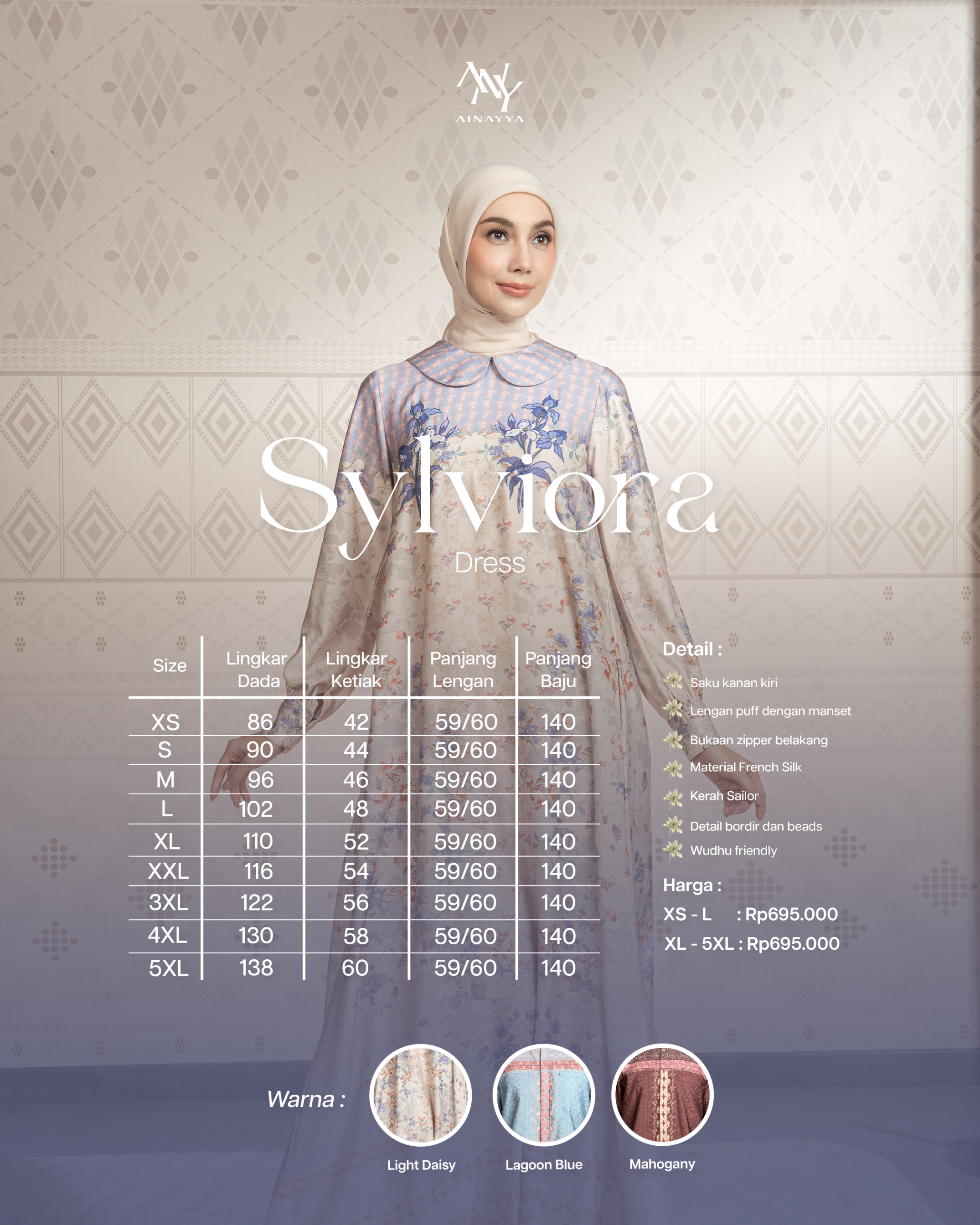 Sylviora Dress in Light Daisy
