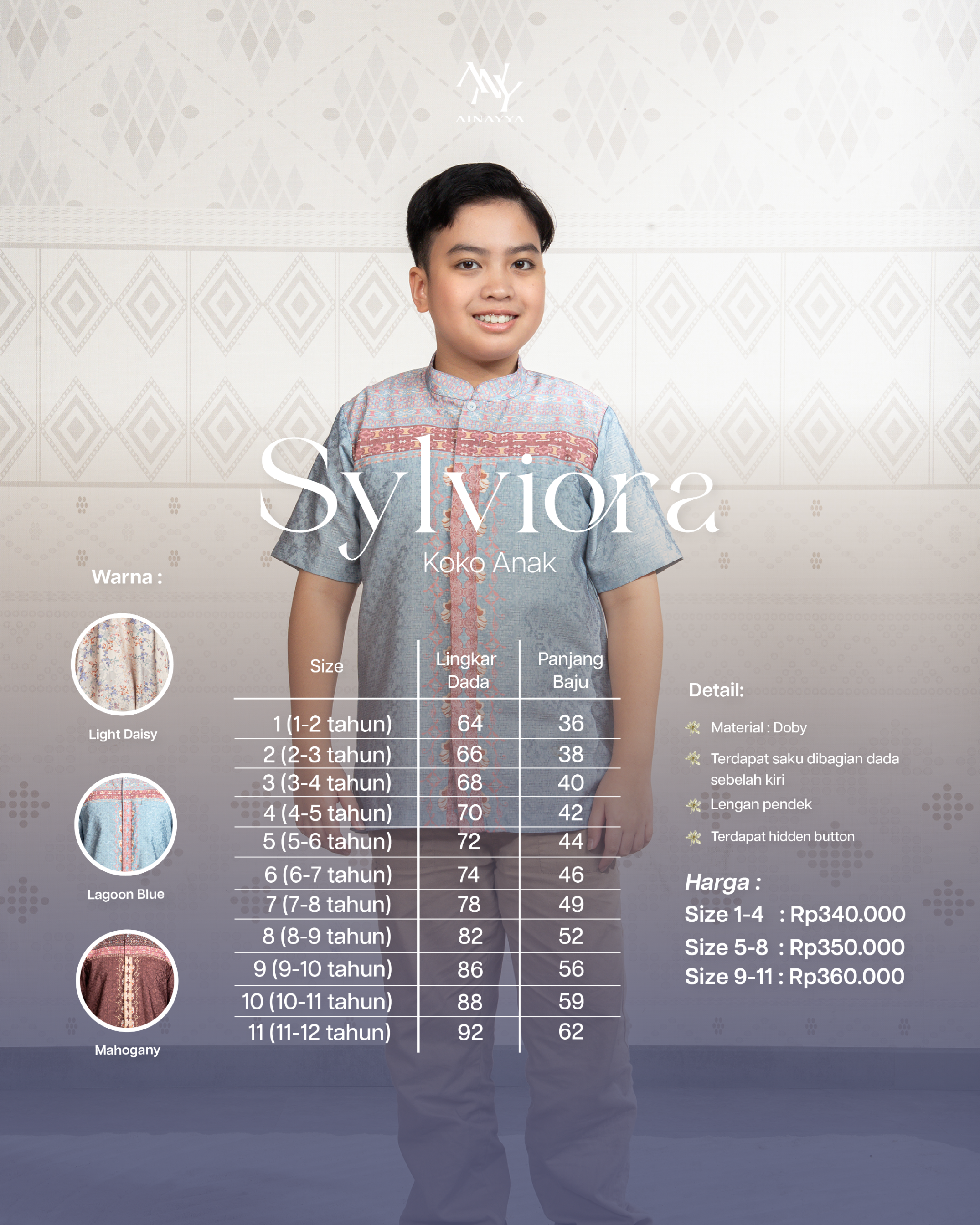 Sylviora Koko Anak in Mahogany