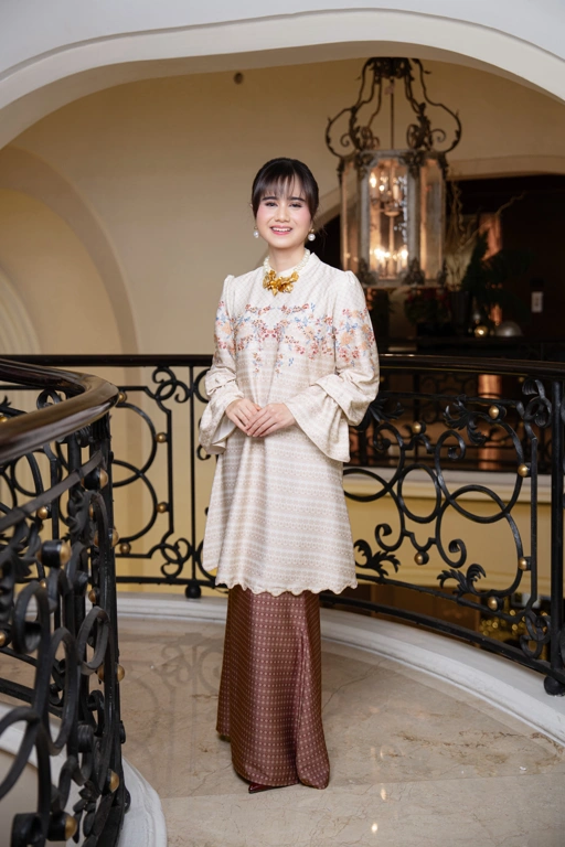 Image of PO Imara Kurung in Light Sand