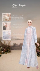 PO Puspita Dress in Alice Blue