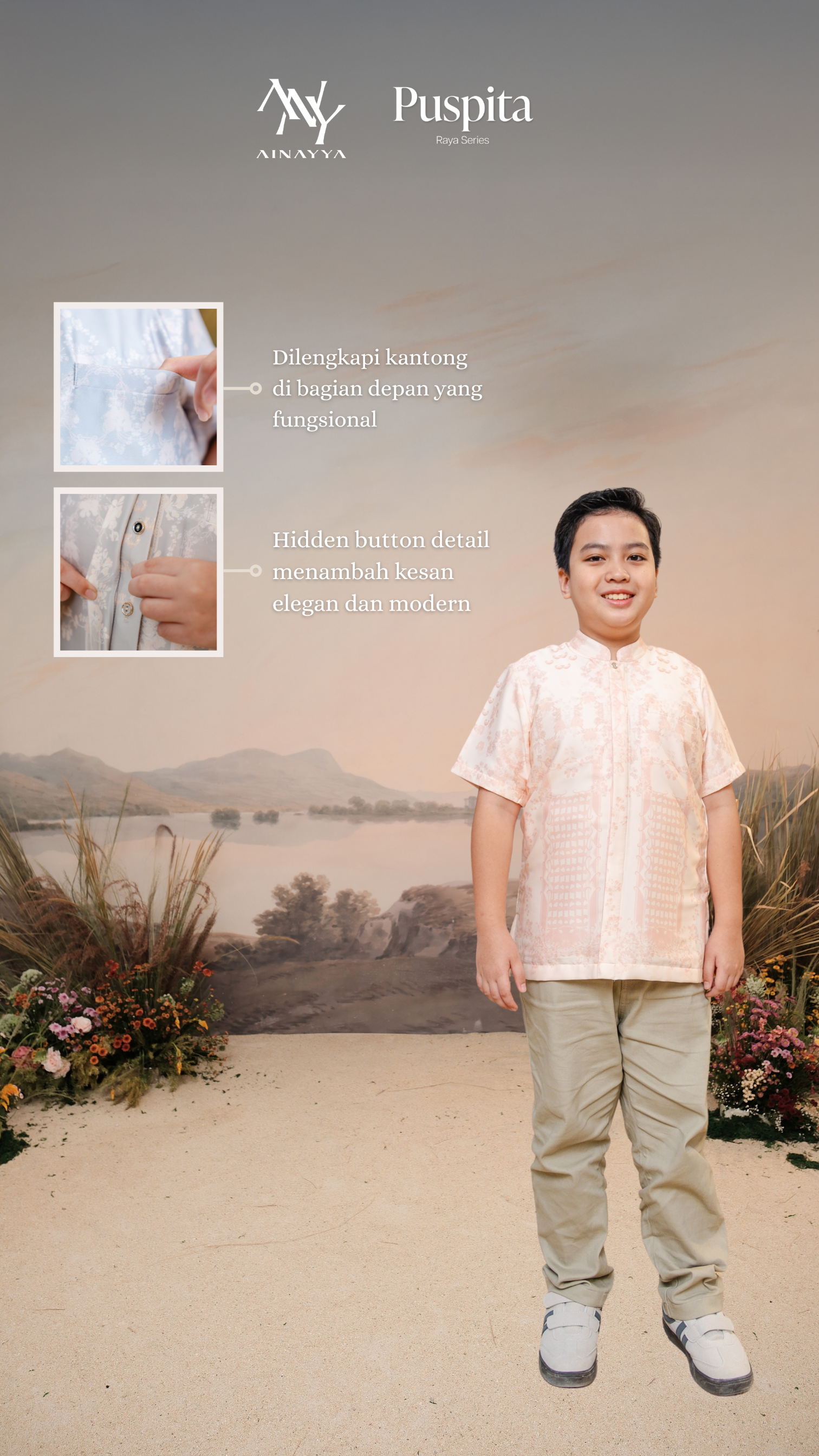 PO Puspita Koko Boys in Lily Green