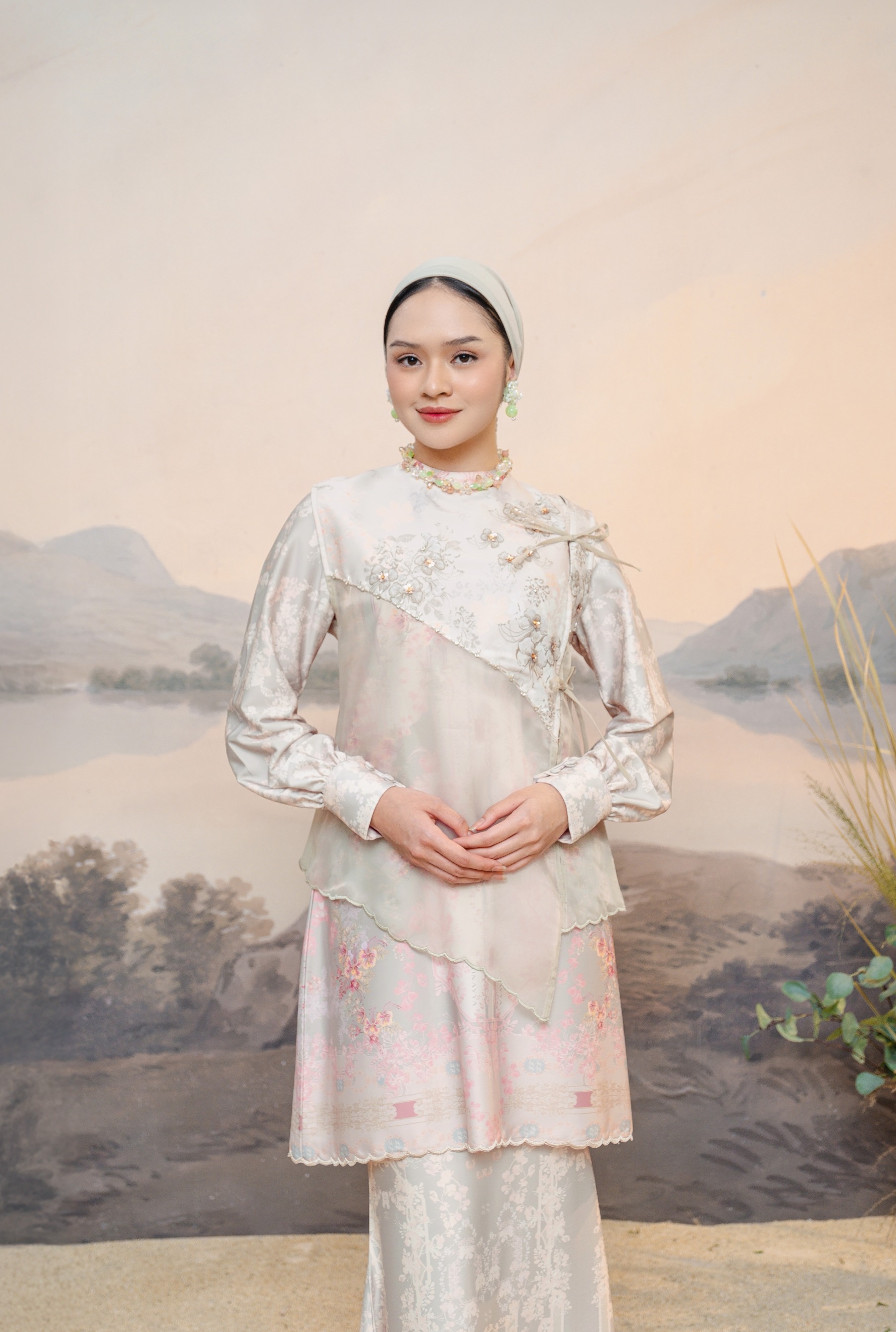 PO Puspita Kurung in Lily Green