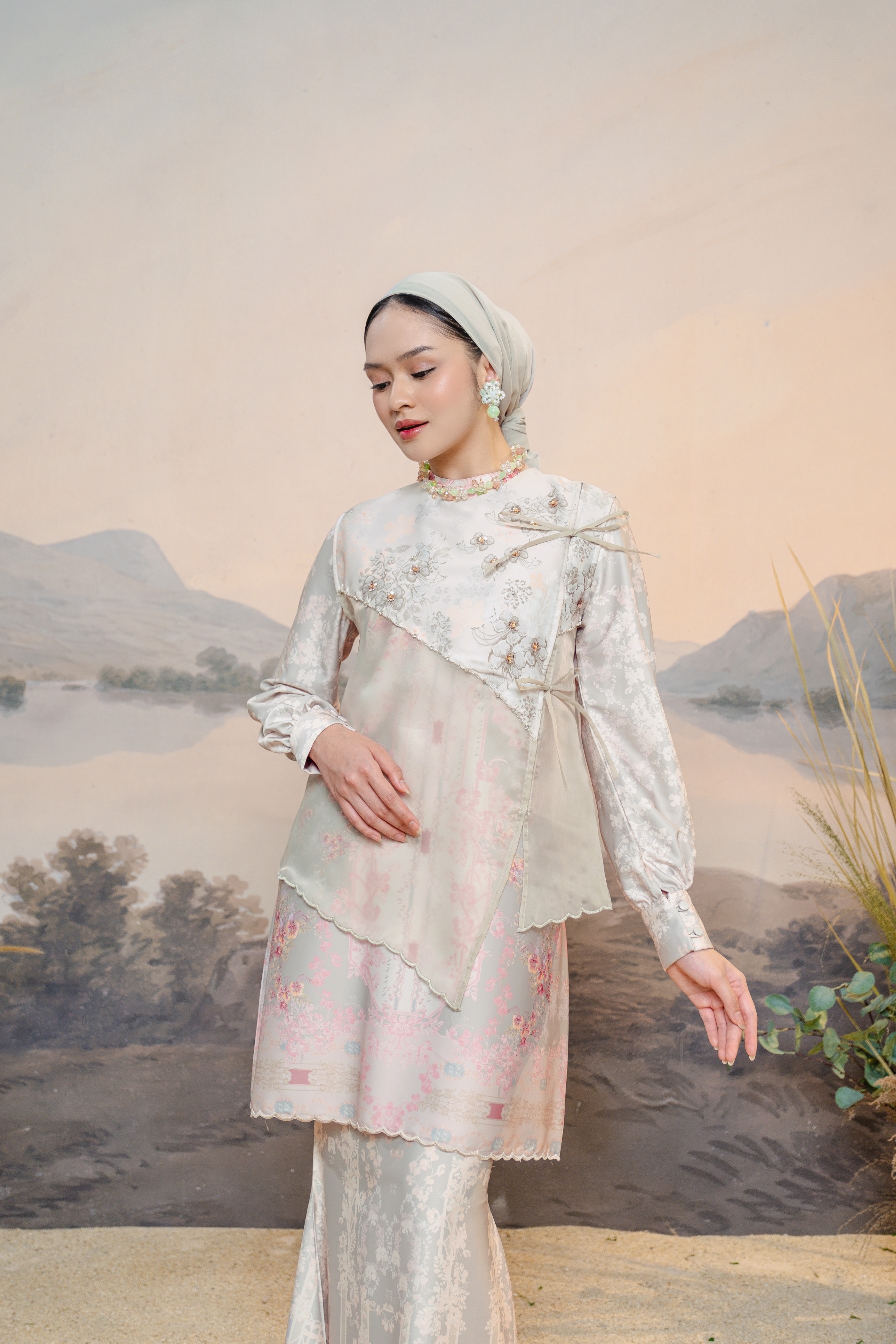 PO Puspita Kurung in Lily Green