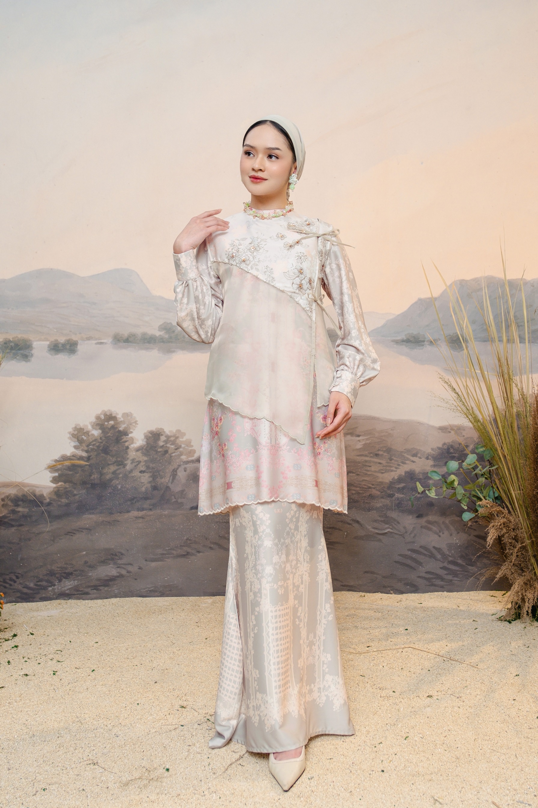 PO Puspita Kurung in Lily Green
