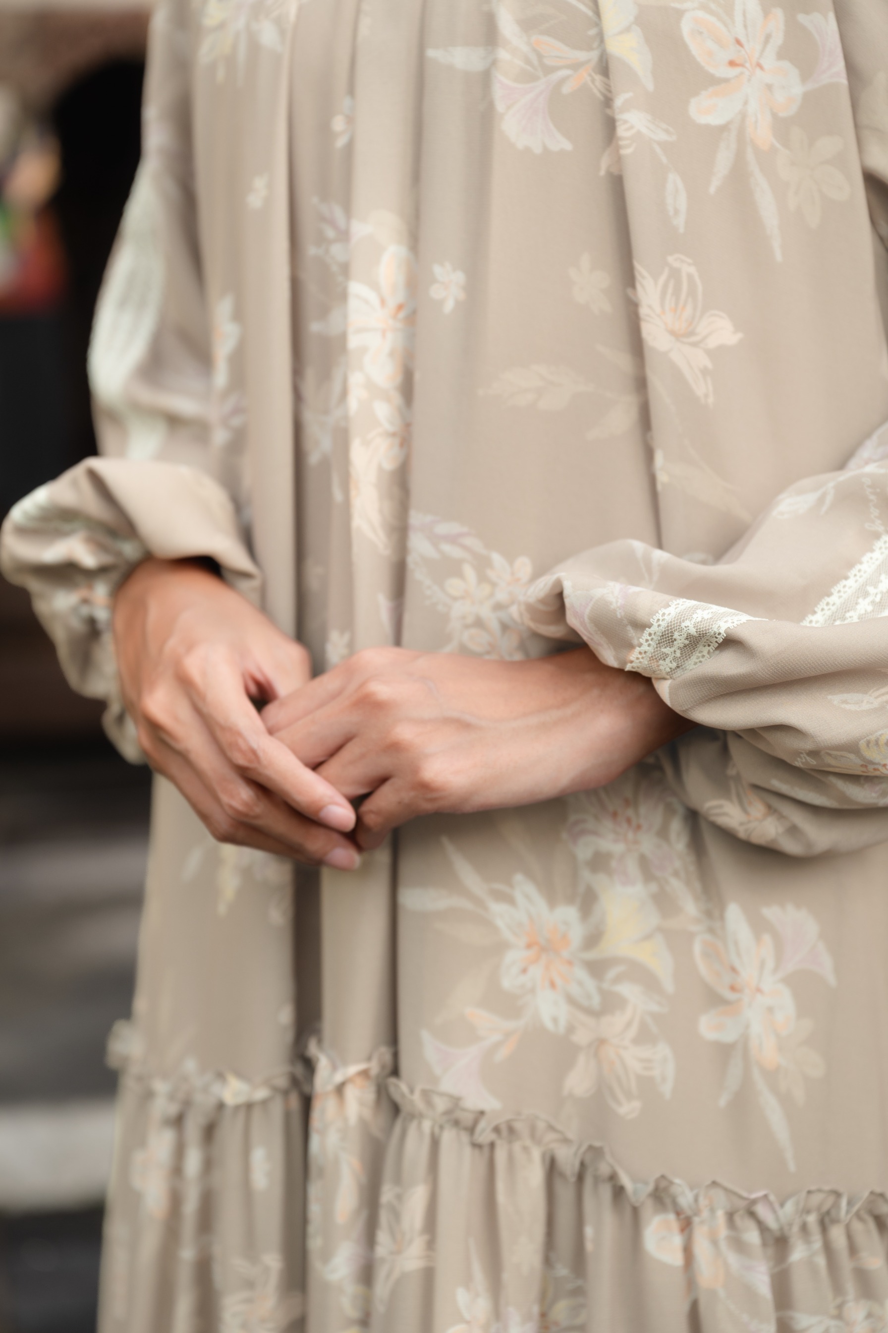 Rona Dress in Olive Stone