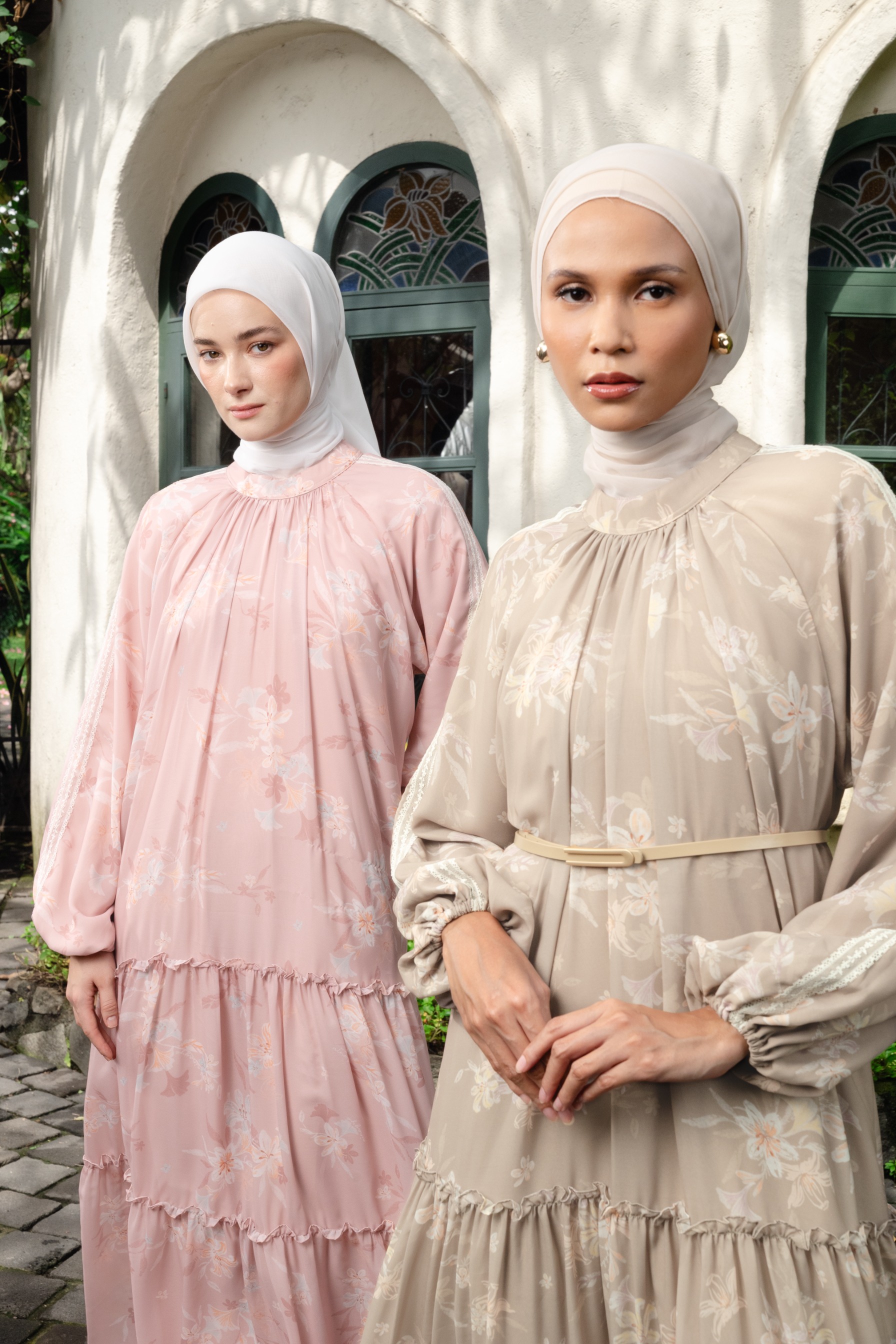 Rona Dress in Olive Stone