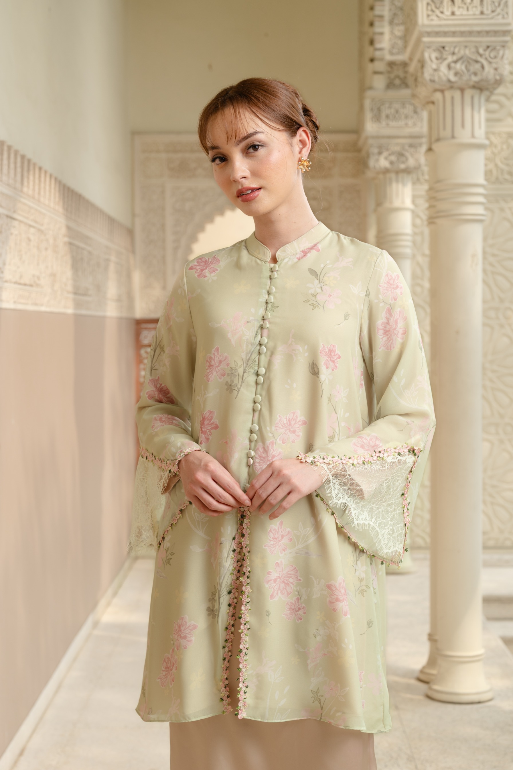 Zaleha Kurung in Matcha